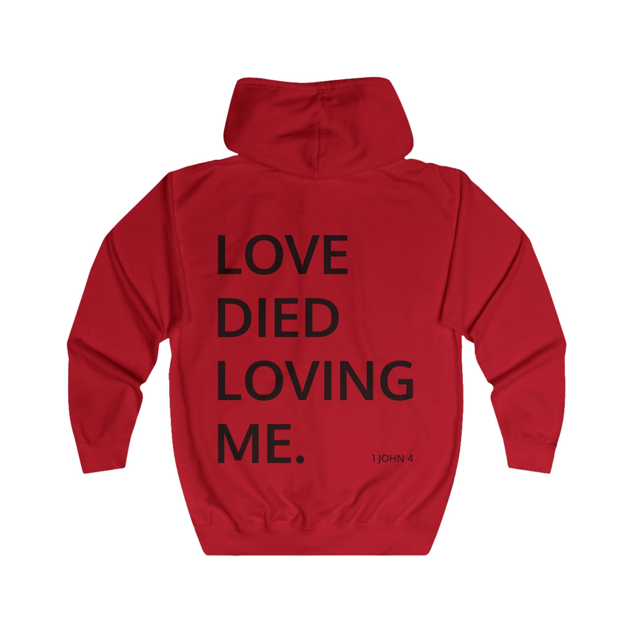 Love Died Loving Me - Unisex Zip Jacket (Black Logo)