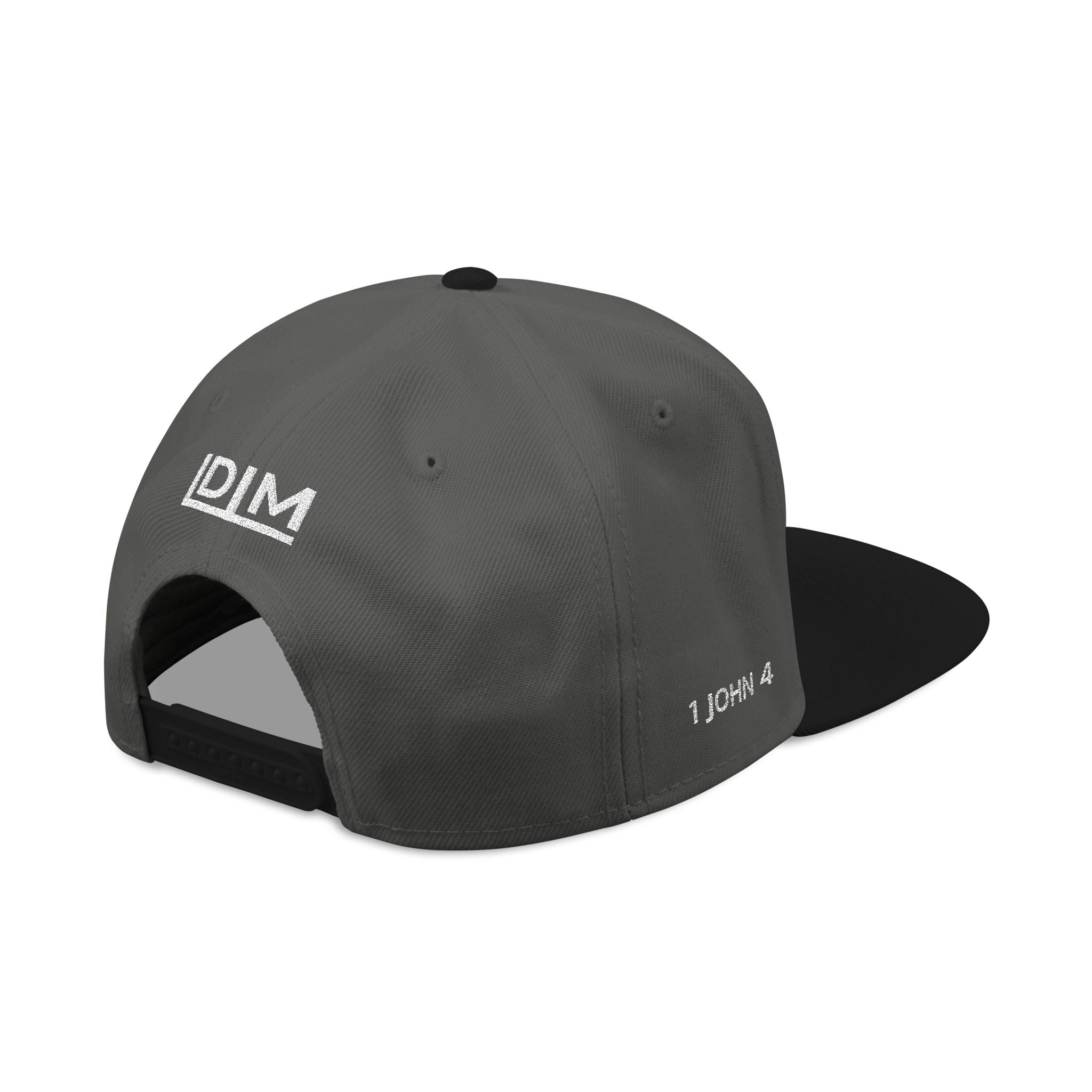 Love Died Loving Me - Embroidered Snapback Cap (White Logo)