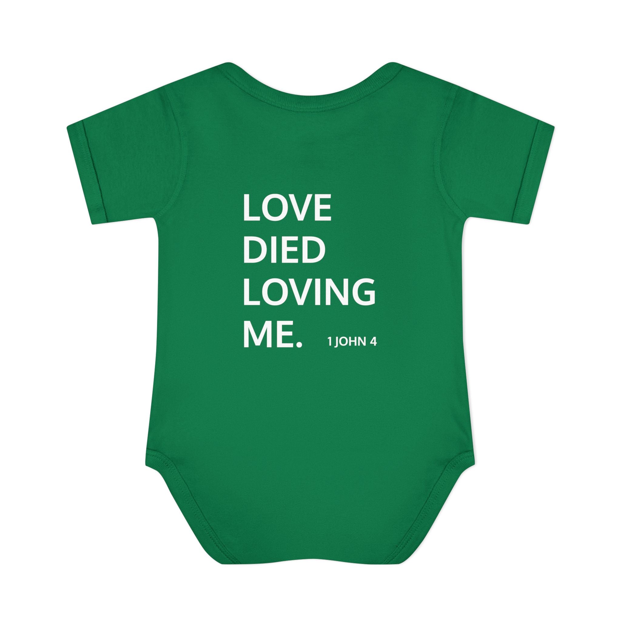 Love Died Loving Me - Infant Baby Bodysuit (White Logo)