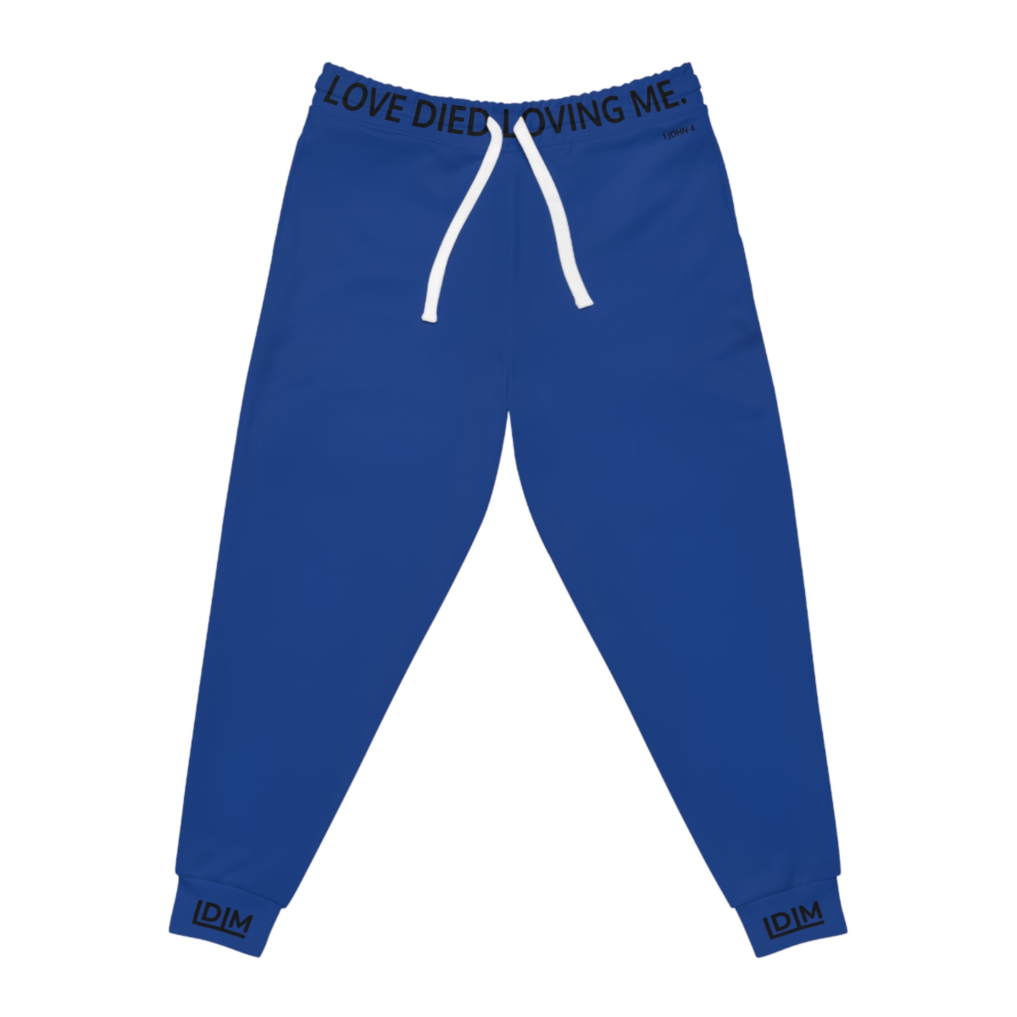 Love Died Loving Me - Unisex Joggers (Royal Blue/Black)