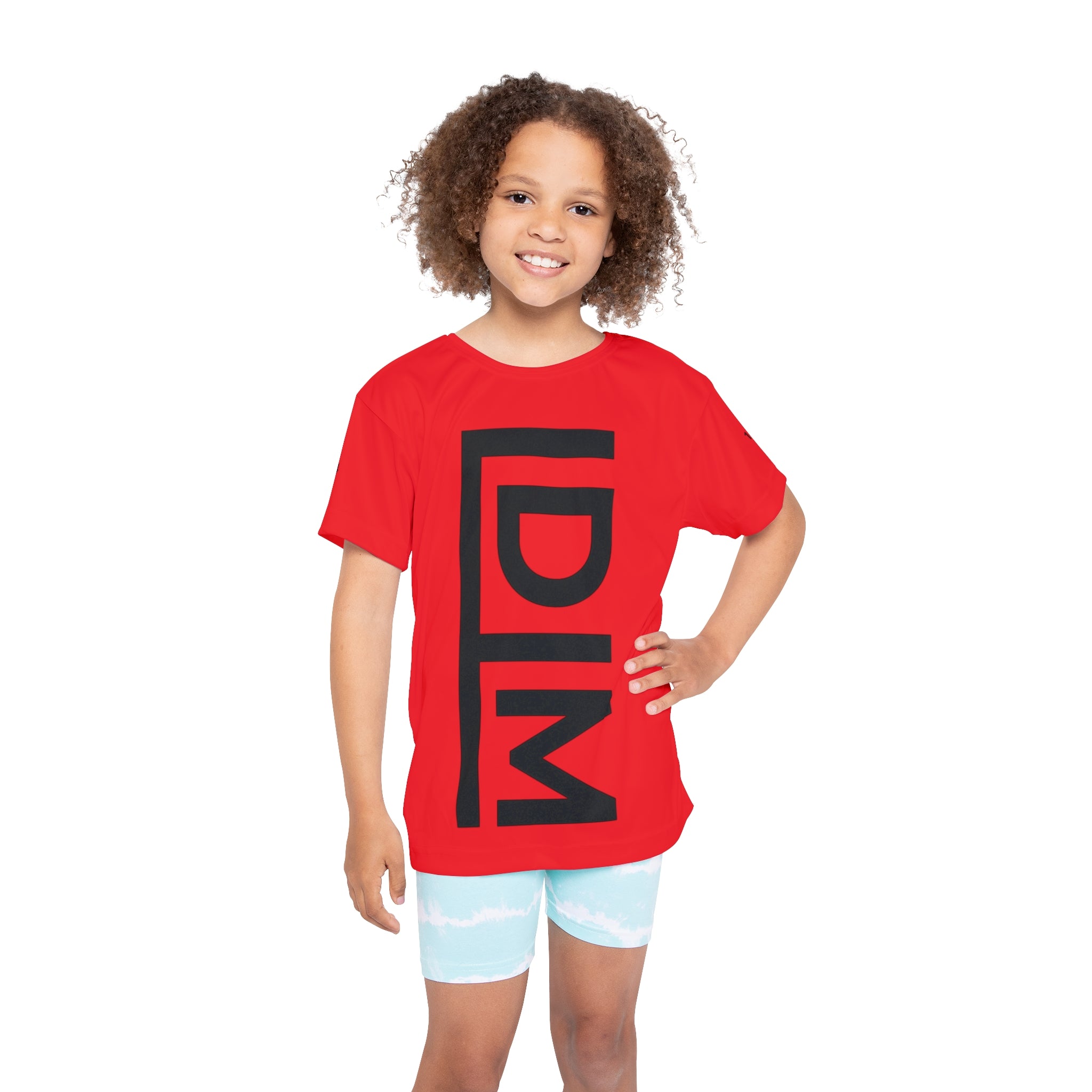 Love Died Loving Me - Kids Sports Jersey (Red/Black)