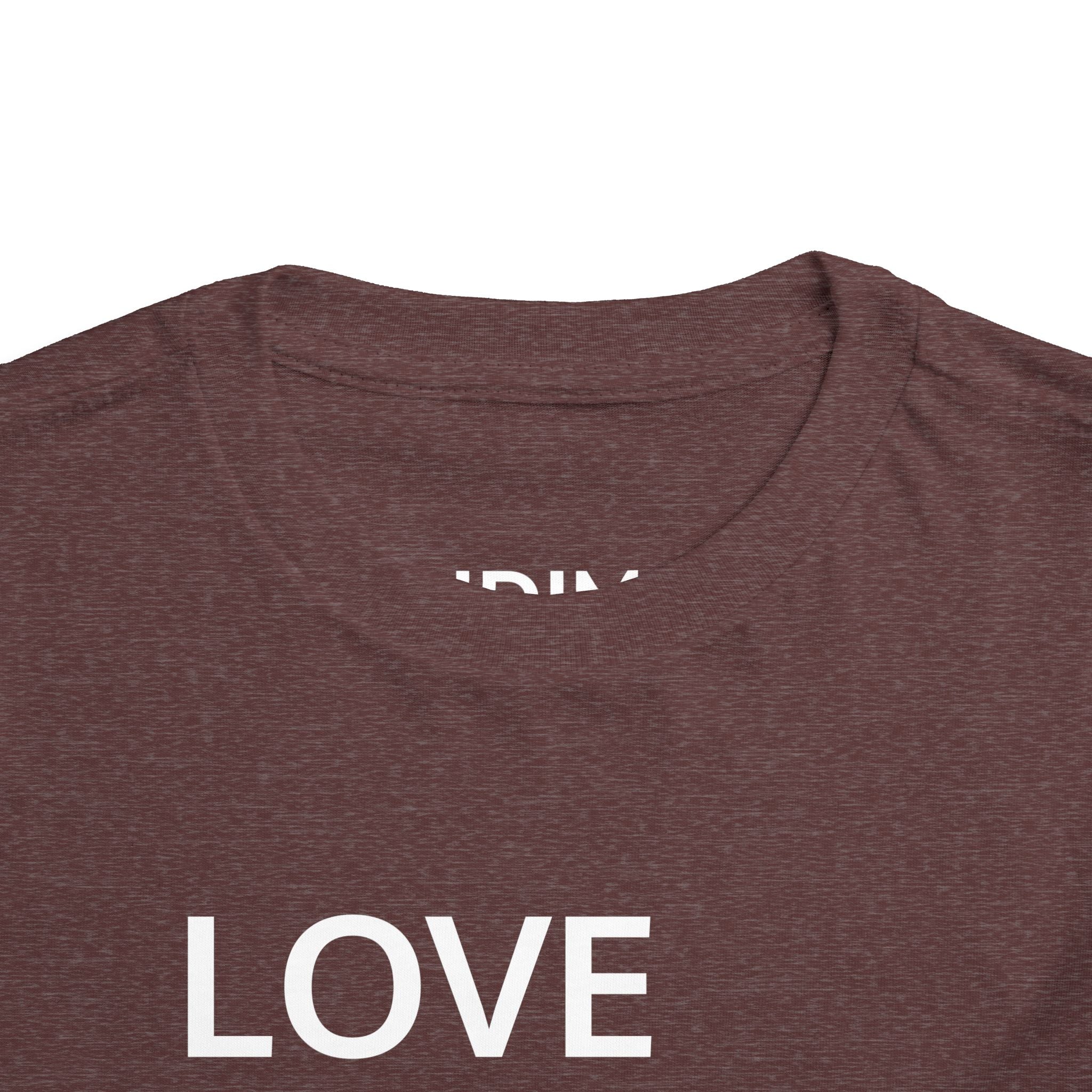 Love Died Loving Me - Toddler T-Shirt (White Back Logo)
