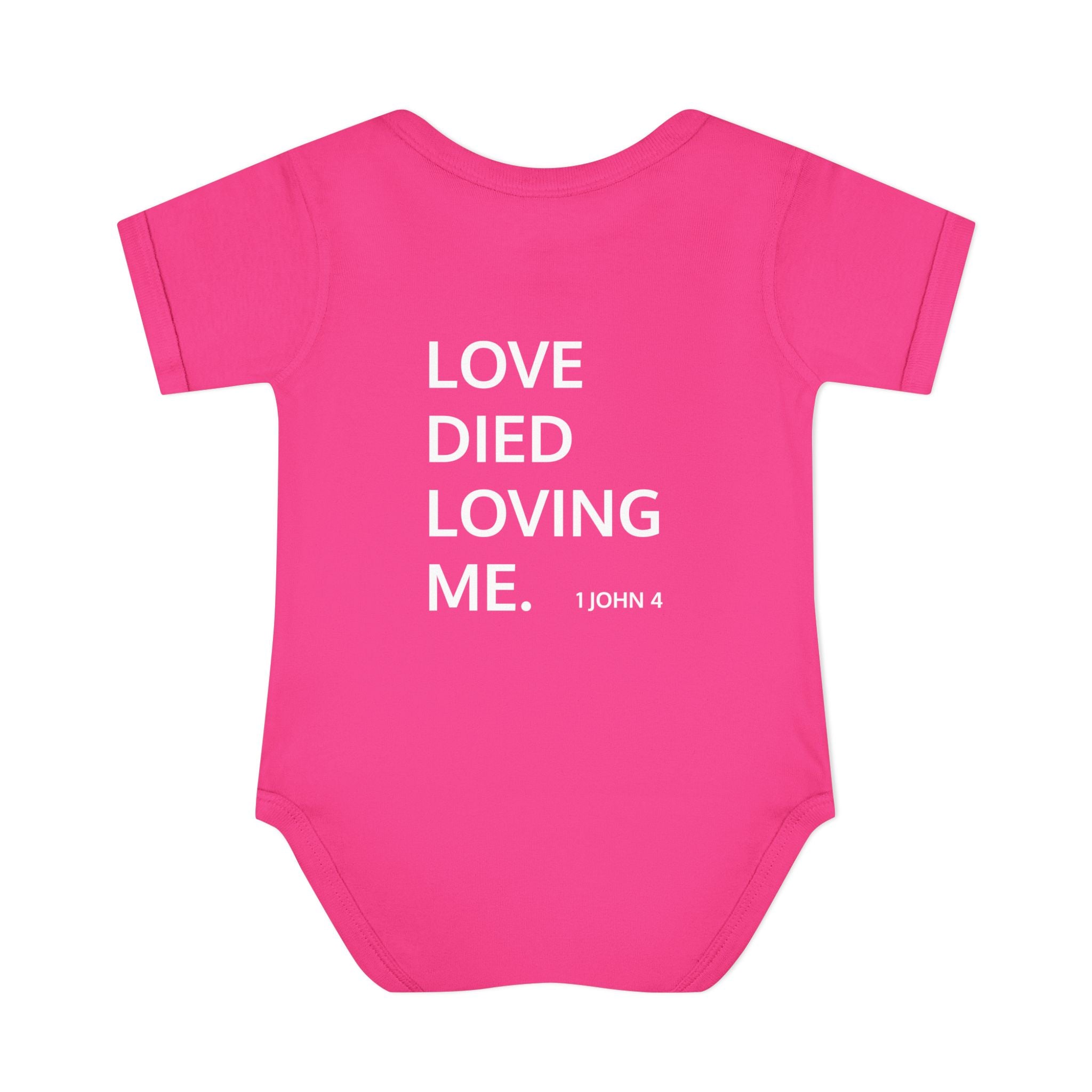 Love Died Loving Me - Infant Baby Bodysuit (White Logo)