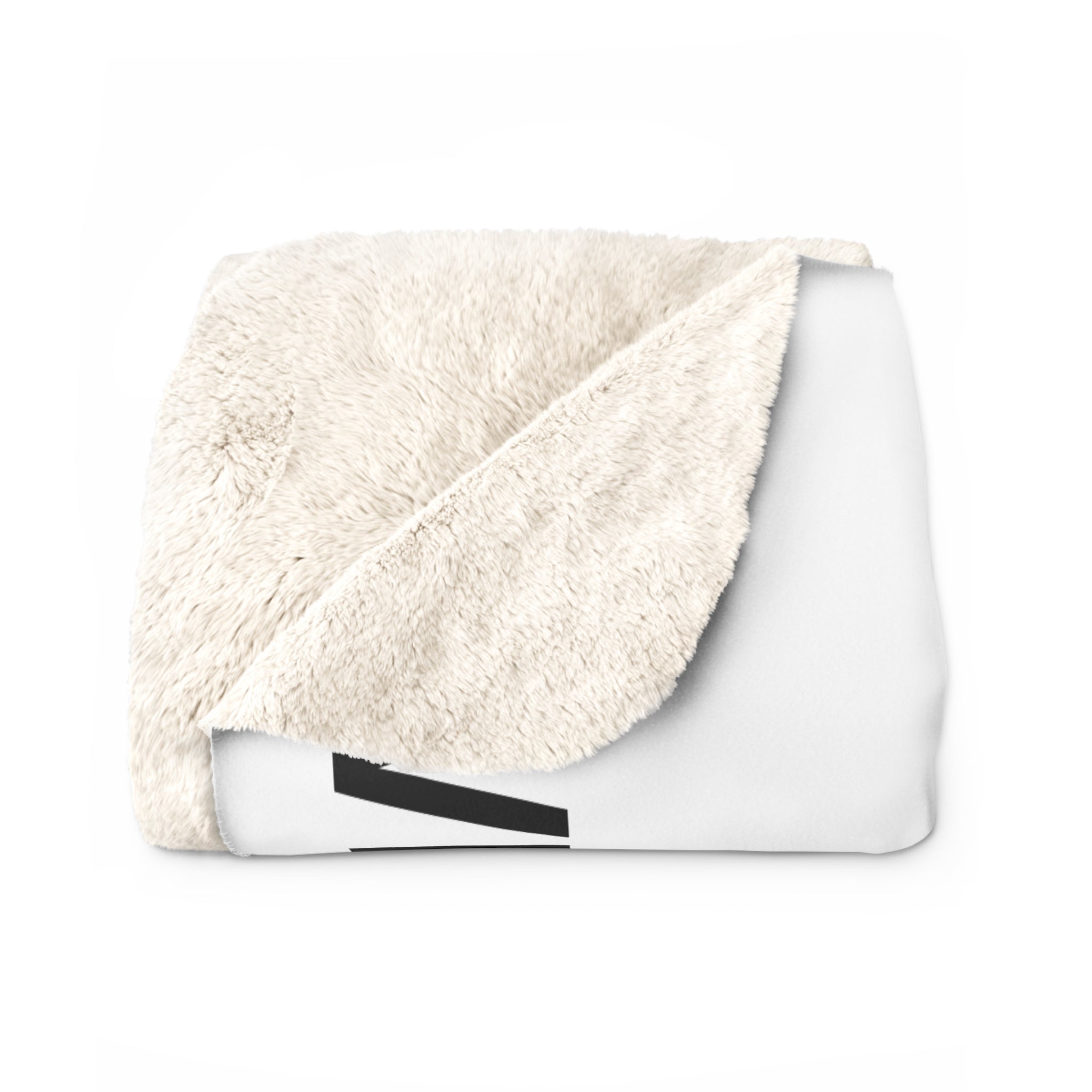 Love Died Loving Me - White Sherpa Fleece Blanket