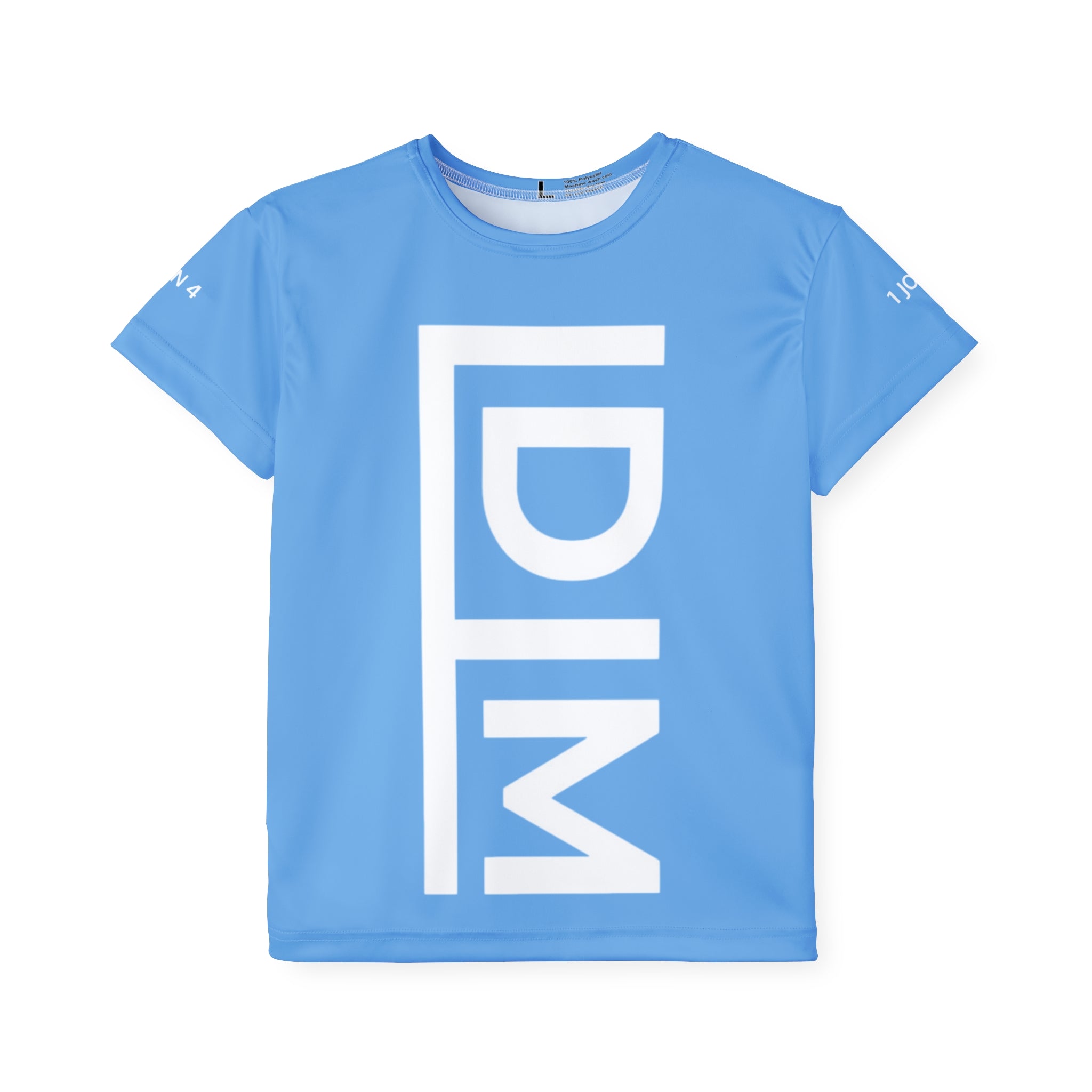 Love Died Loving Me - Kids Sports Jersey (Baby Blue/White)