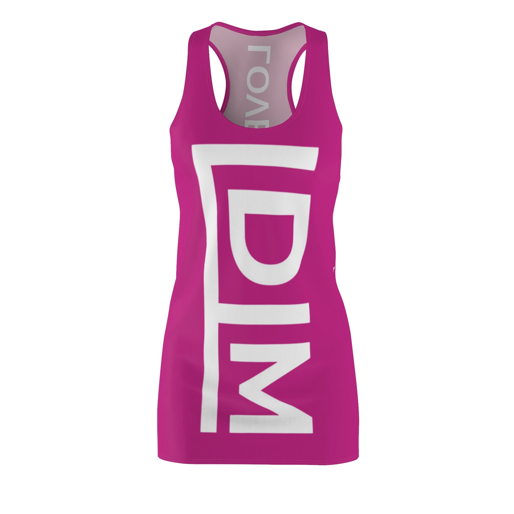 Love Died Loving Me - Chic Racerback Dress (Rose)