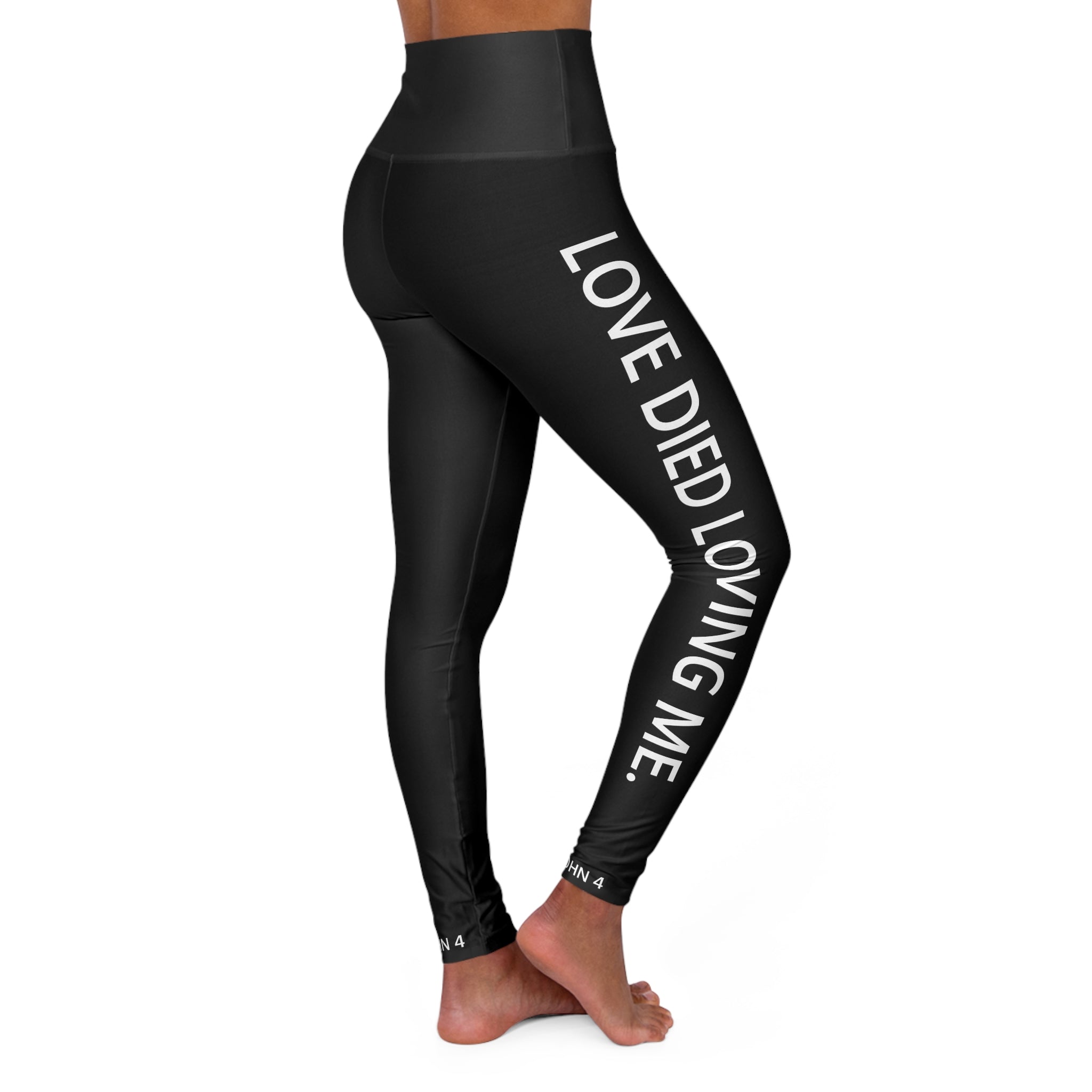 Love Died Loving Me - Women's Leggings (Black)