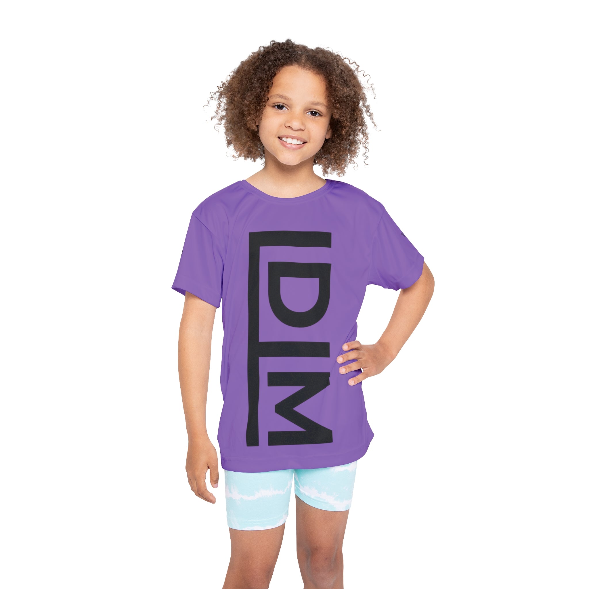 Love Died Loving Me - Girls Sports Jersey (Lavender/Black)
