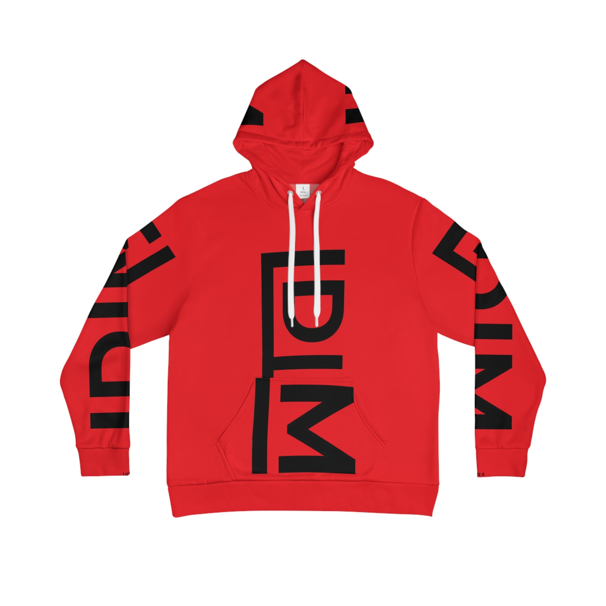 Love Died Loving Me - Unisex Logo Hoodie (Red/Black)