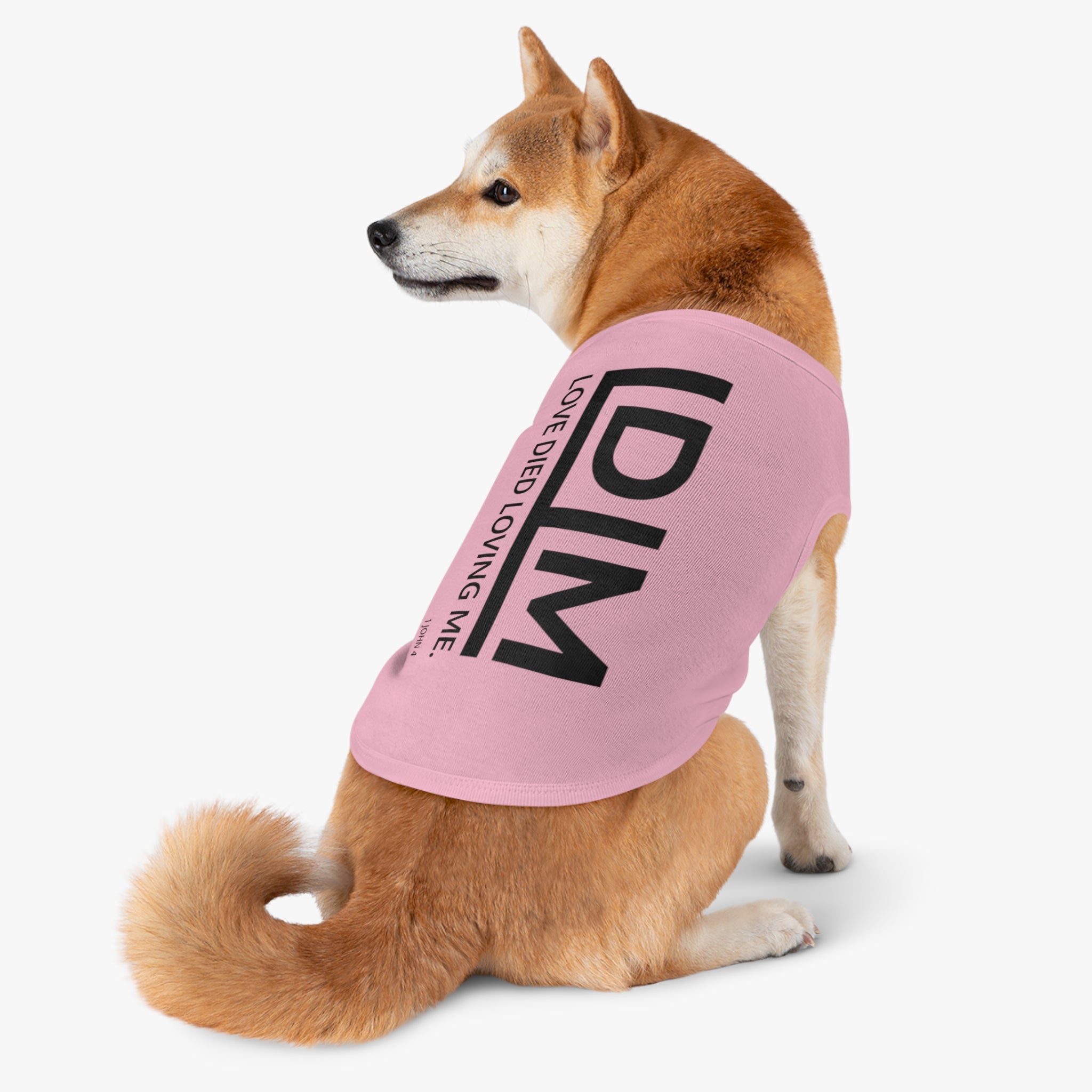 Love Died Loving Me - Pet Tank Top (Black Logo)