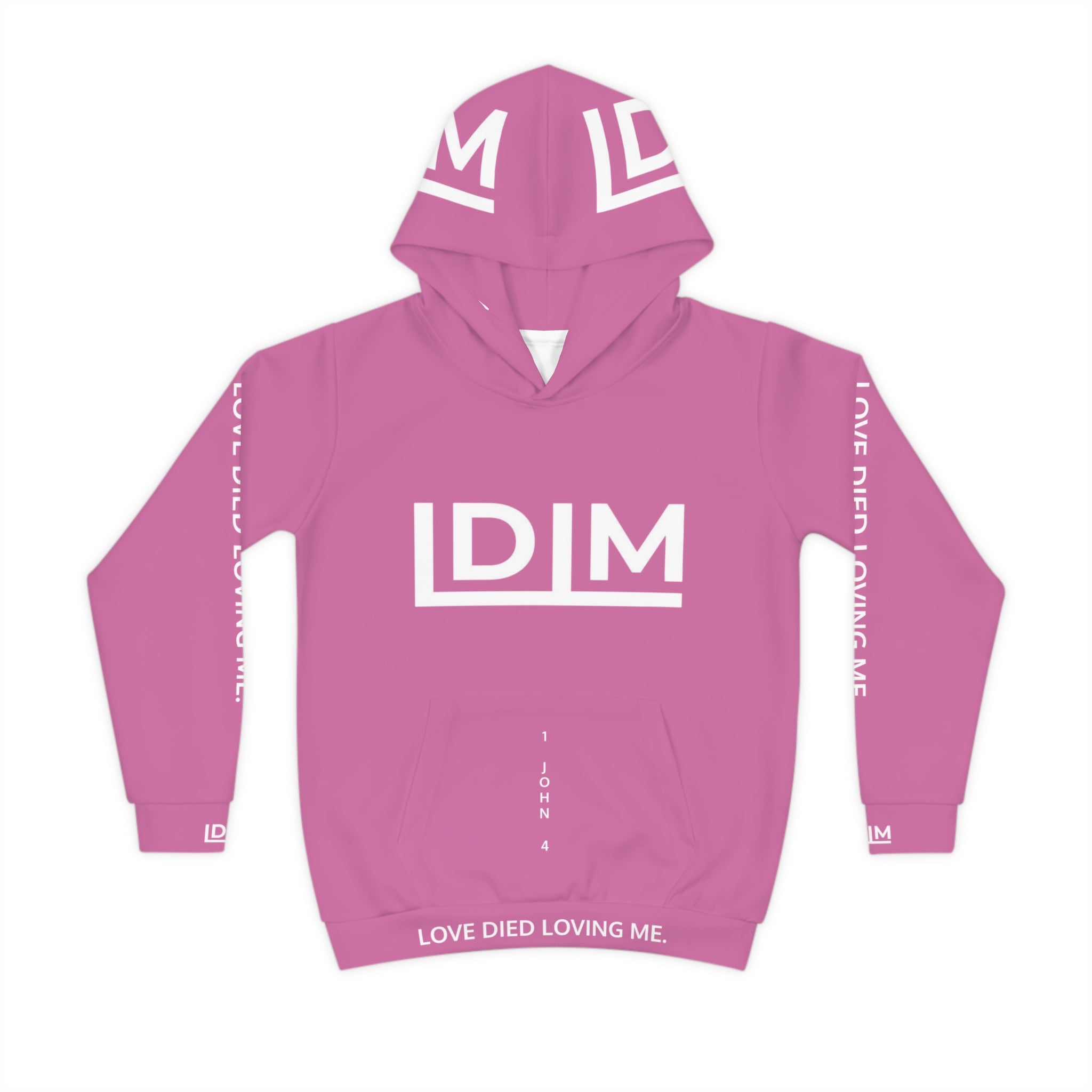Love Died Loving Me - Girls Hoodie (Pink)