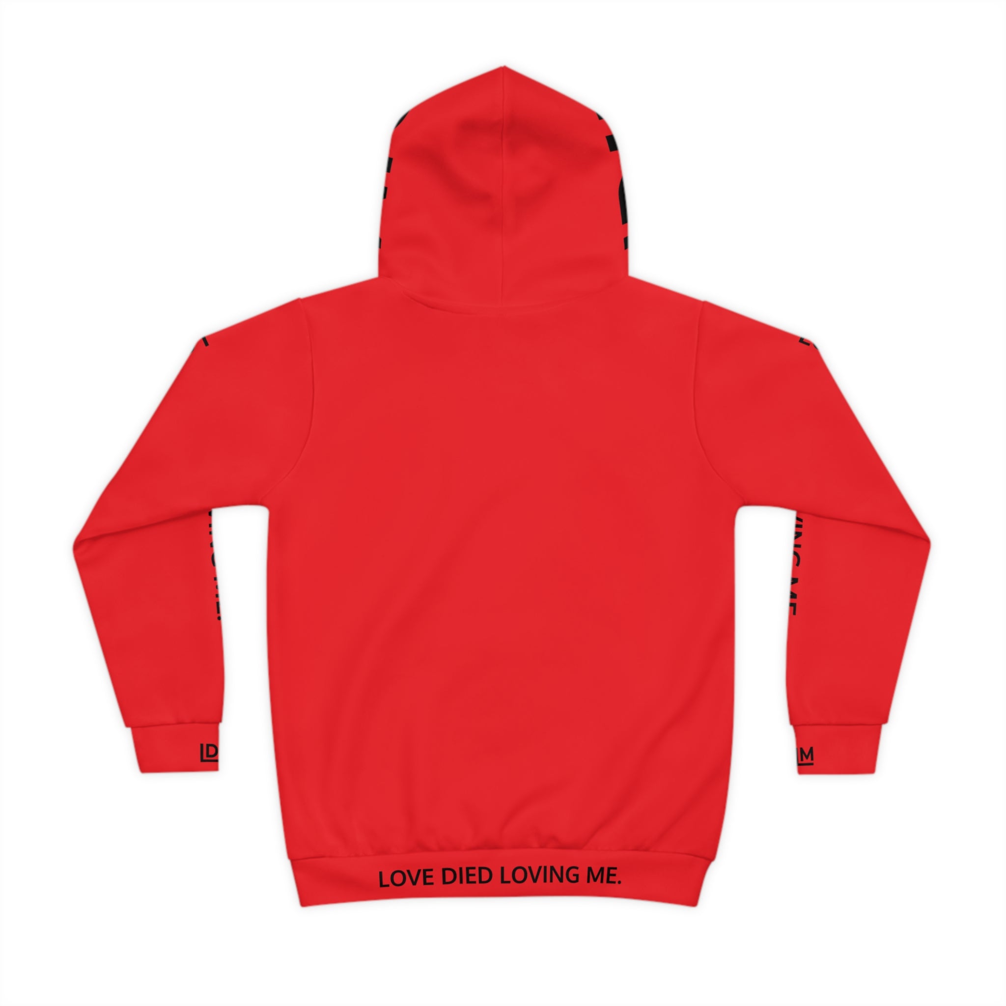 Love Died Loving Me - Kids Hoodie (Red/Black)