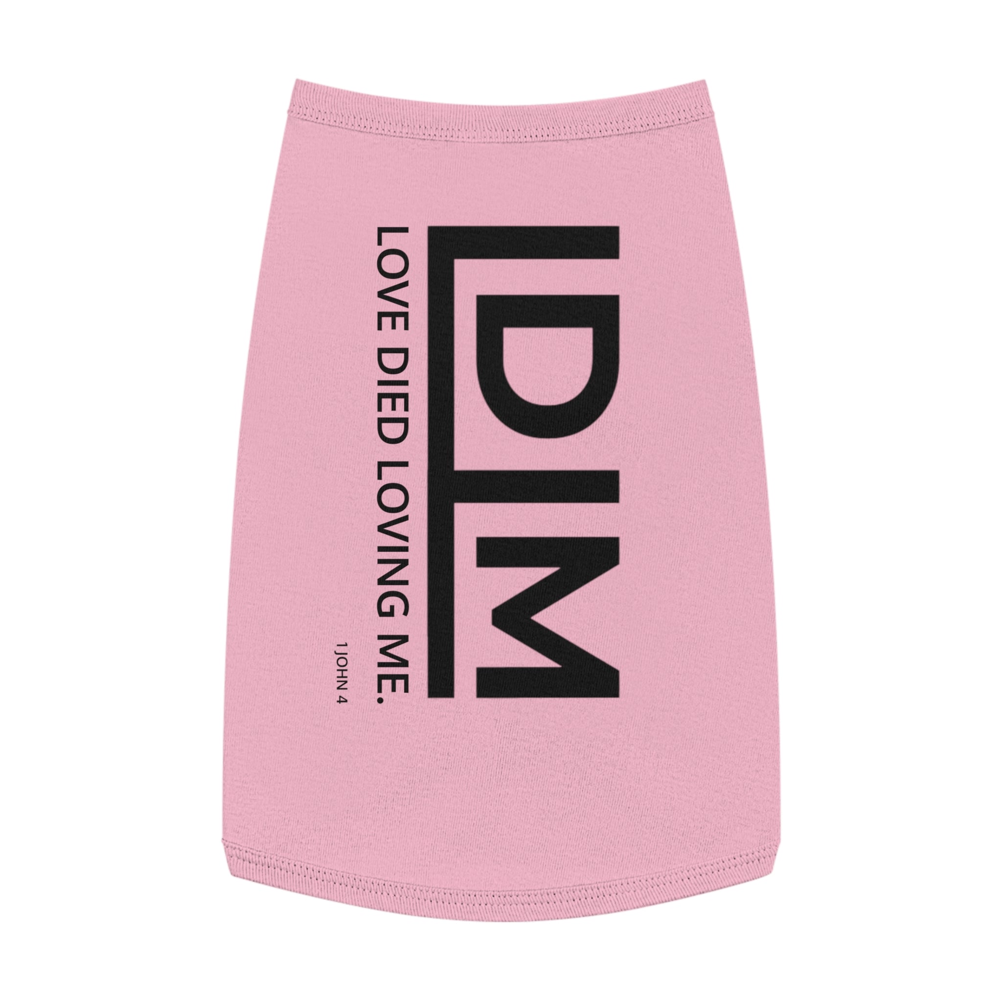Love Died Loving Me - Pet Tank Top (Black Logo)