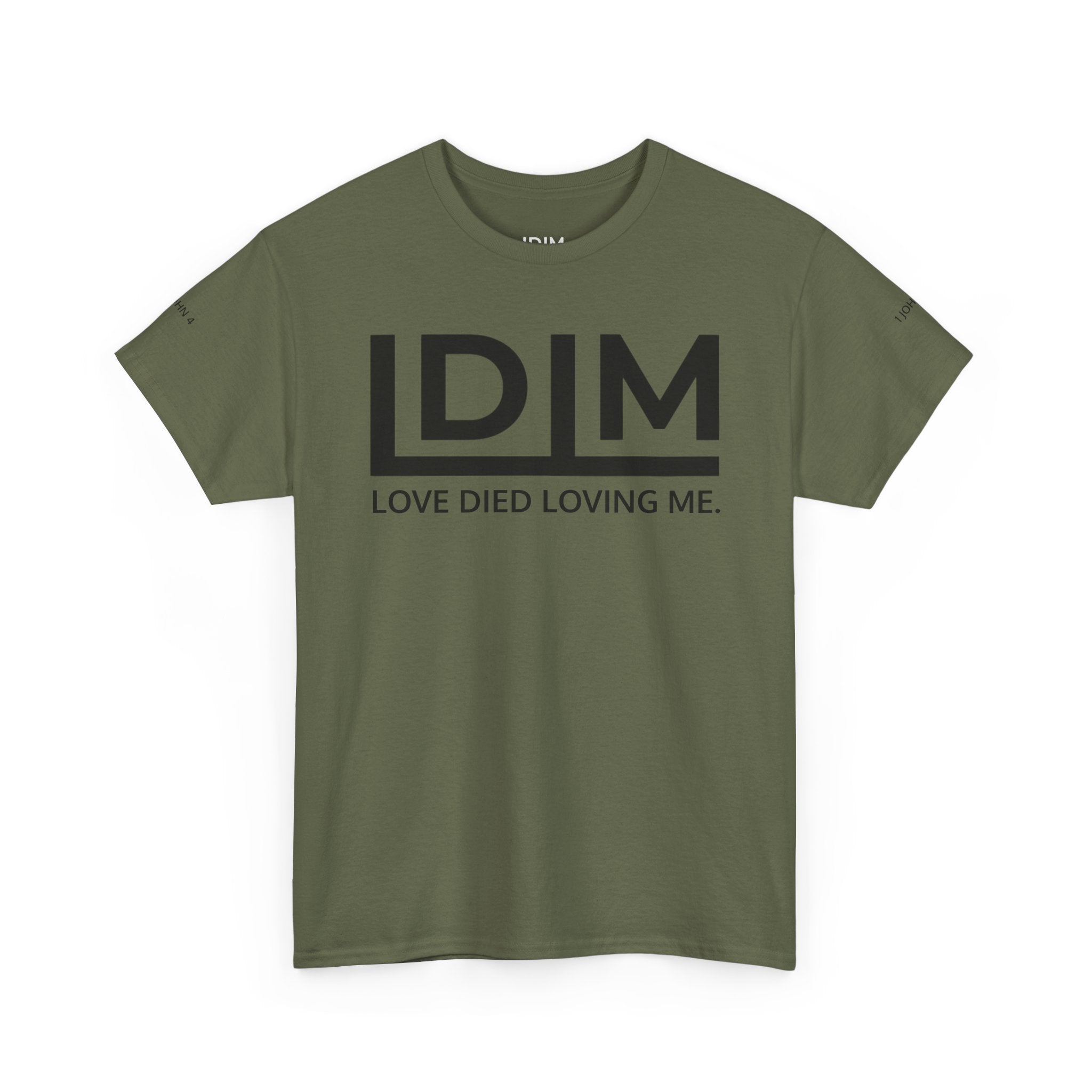 Love Died Loving Me - Unisex Tee (Black Horiz Logo)