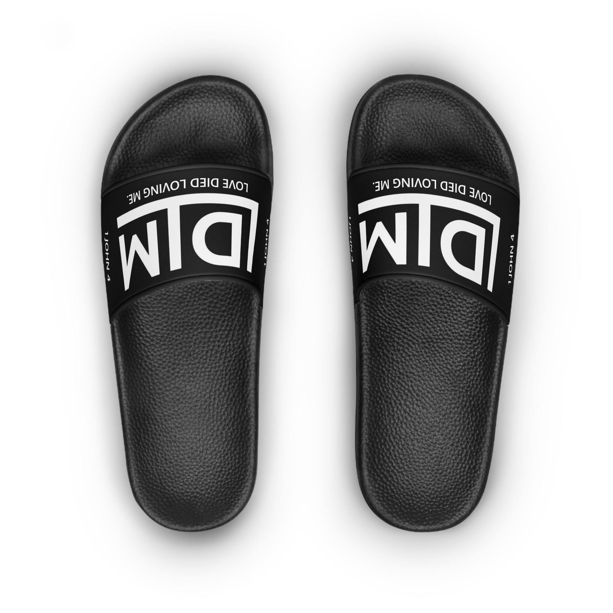 Love Died Loving Me - Women's Slides (Black)