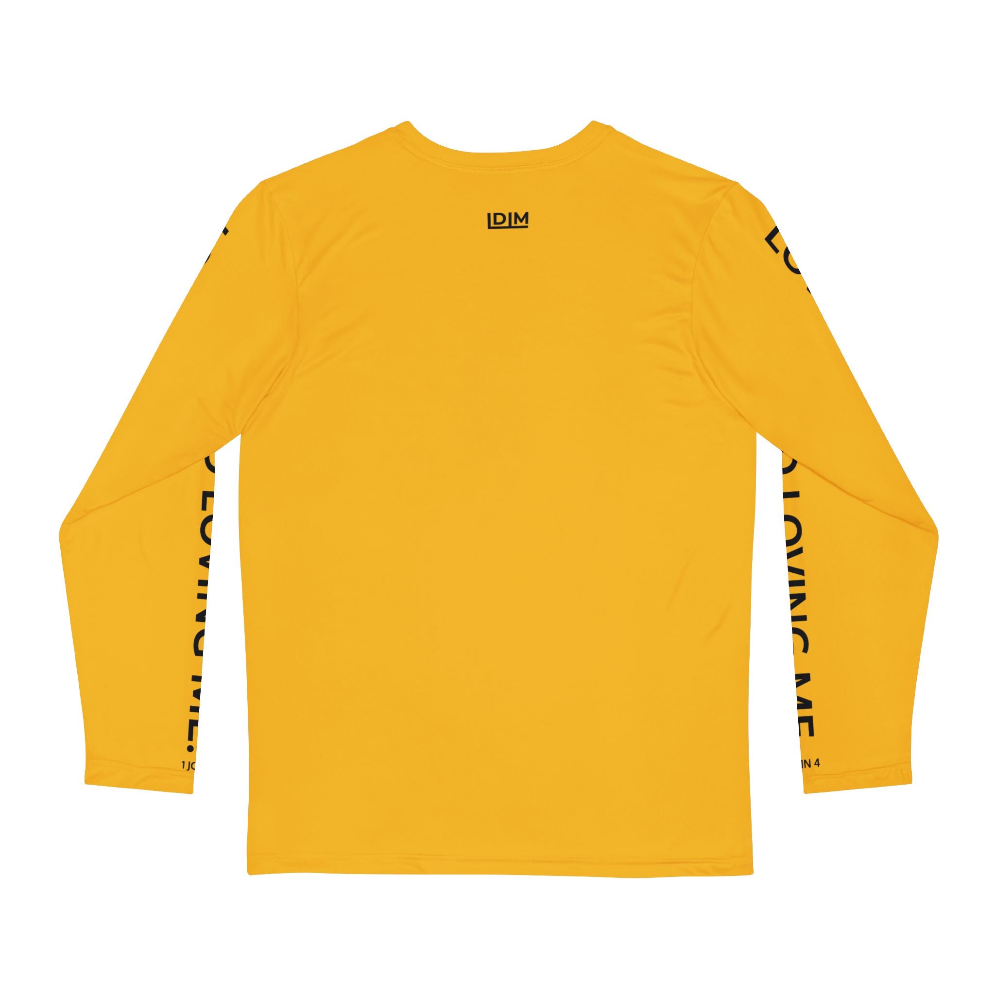 Love Died Loving Me - Men's Long Sleeve Tee (Gold/Black)