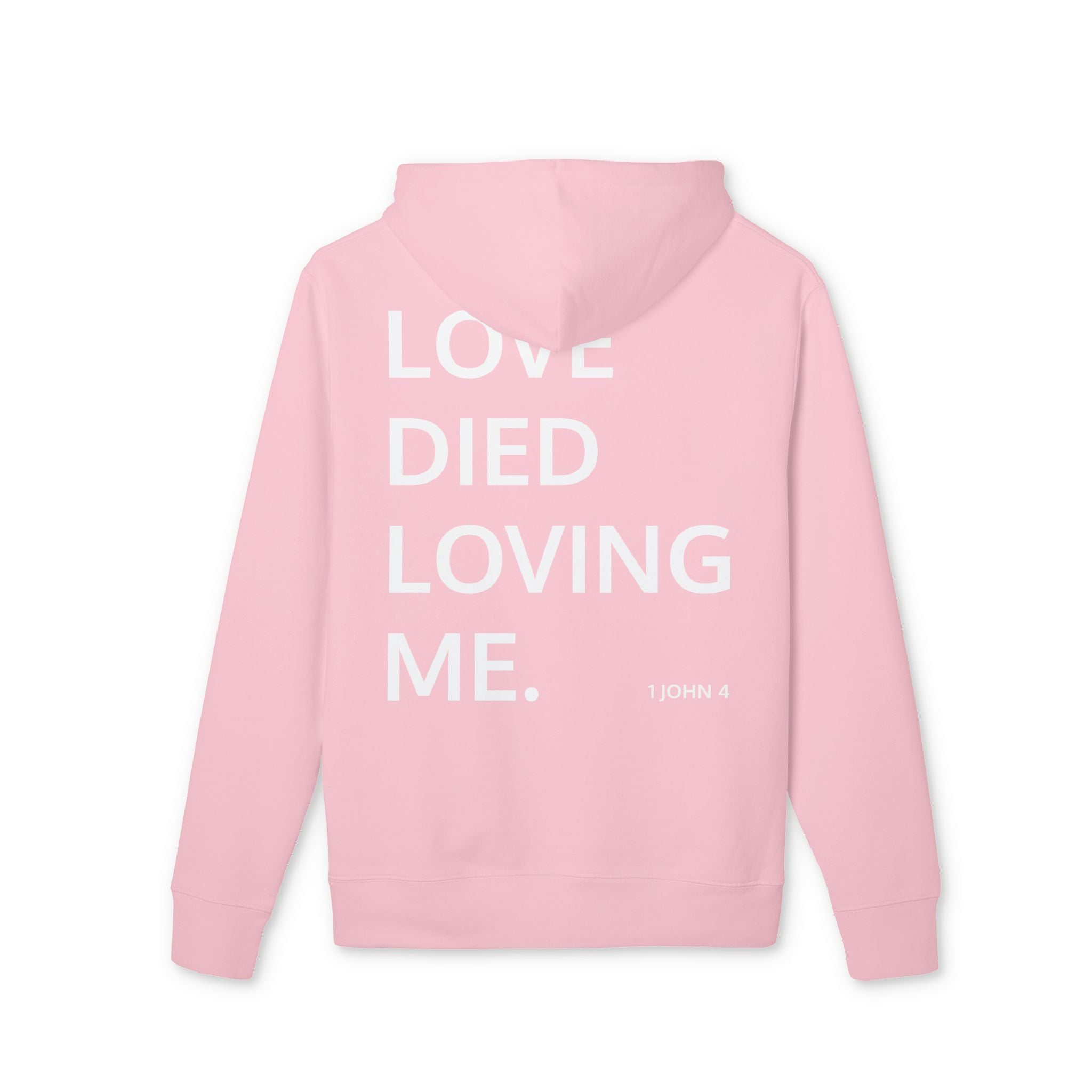 Love Died Loving Me - Unisex Hoodie (White Horiz Logo)