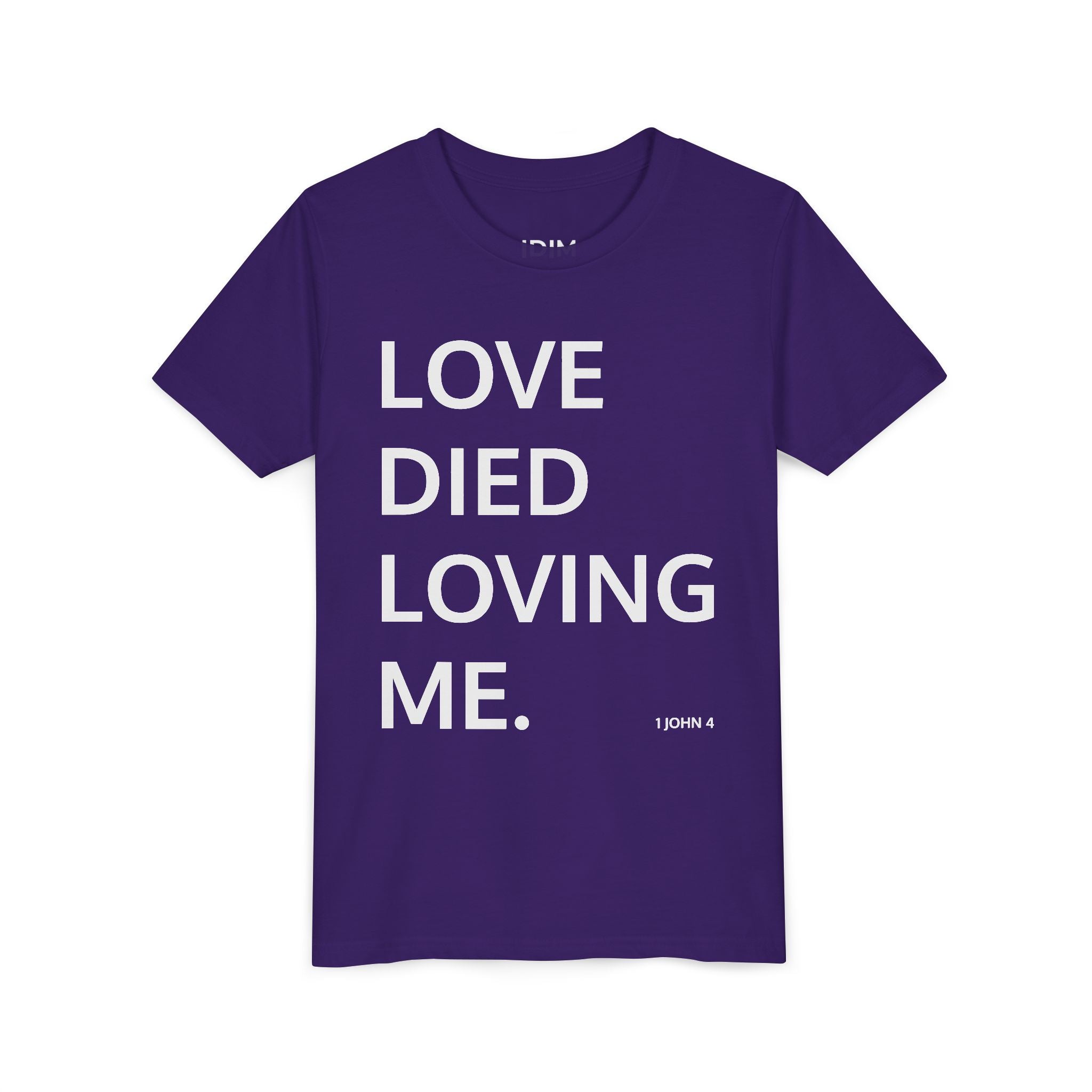 Love Died Loving Me - Youth Tee (Black Back Logo)