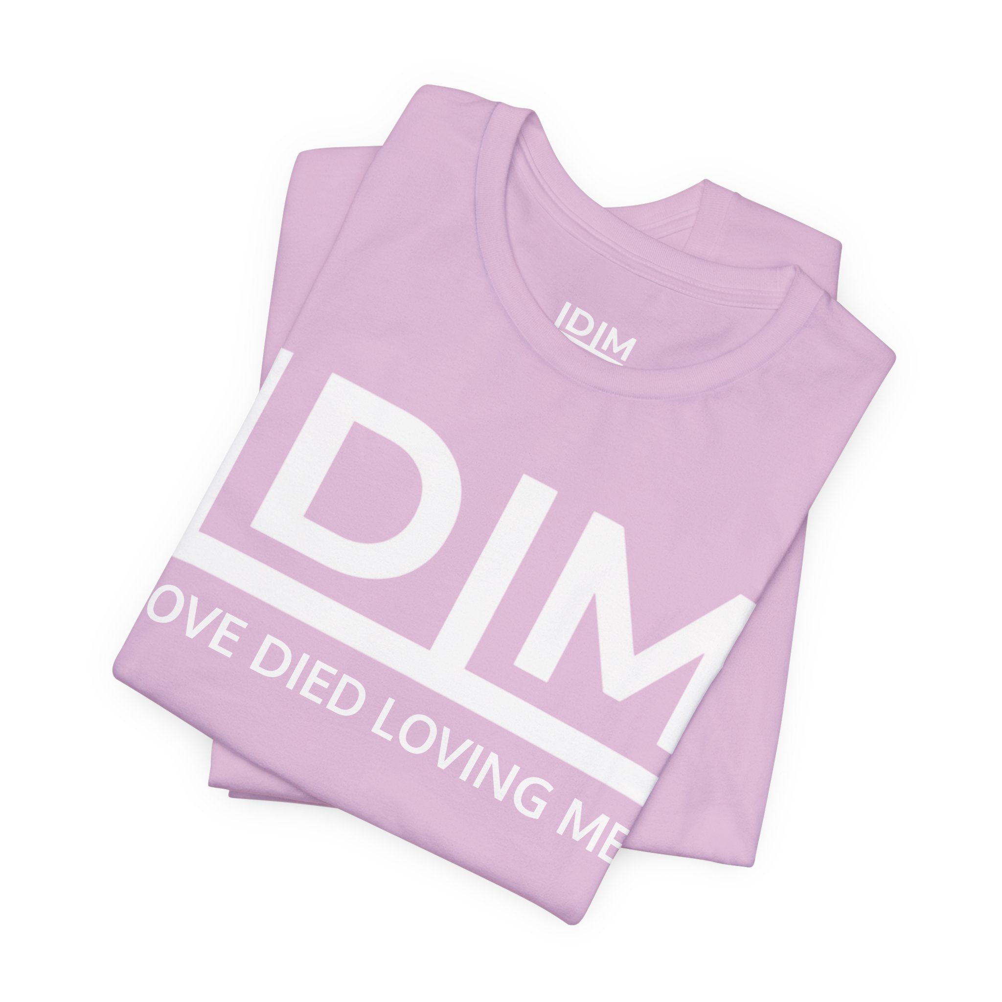 Love Died Loving Me - Unisex Tee (White Horiz Logo)