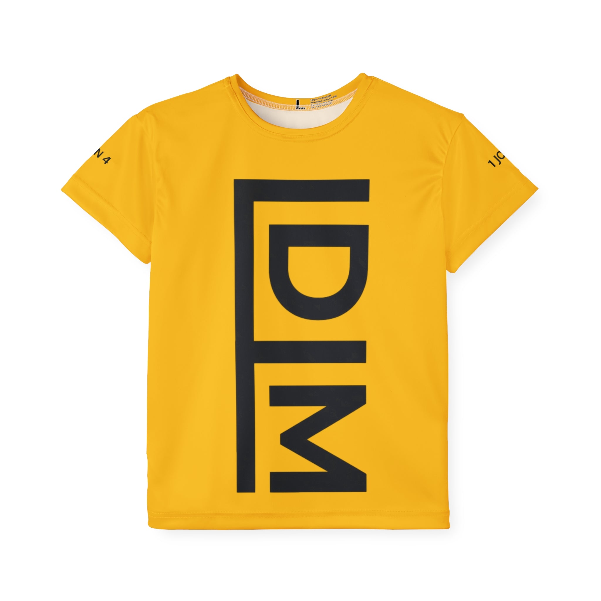 Love Died Loving Me - Kids Sports Jersey (Gold/Black)