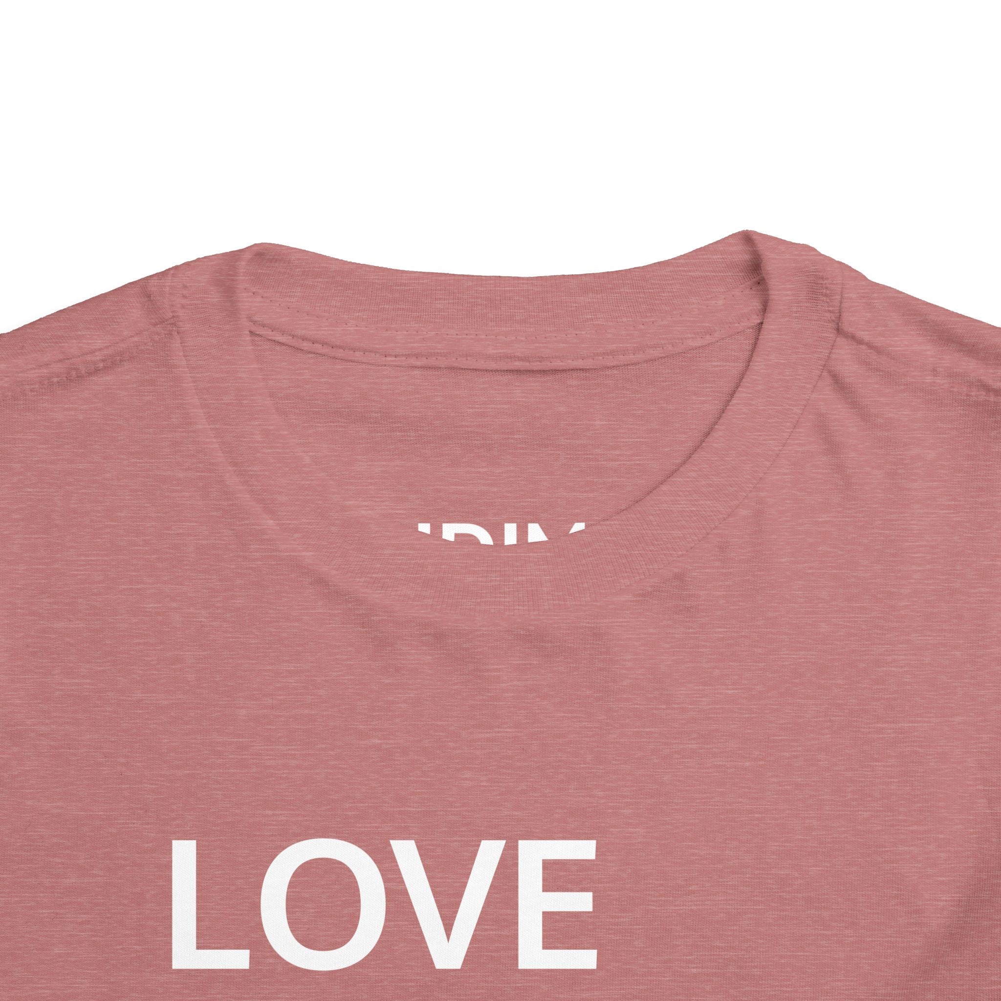 Love Died Loving Me - Toddler T-Shirt (White Back Logo)