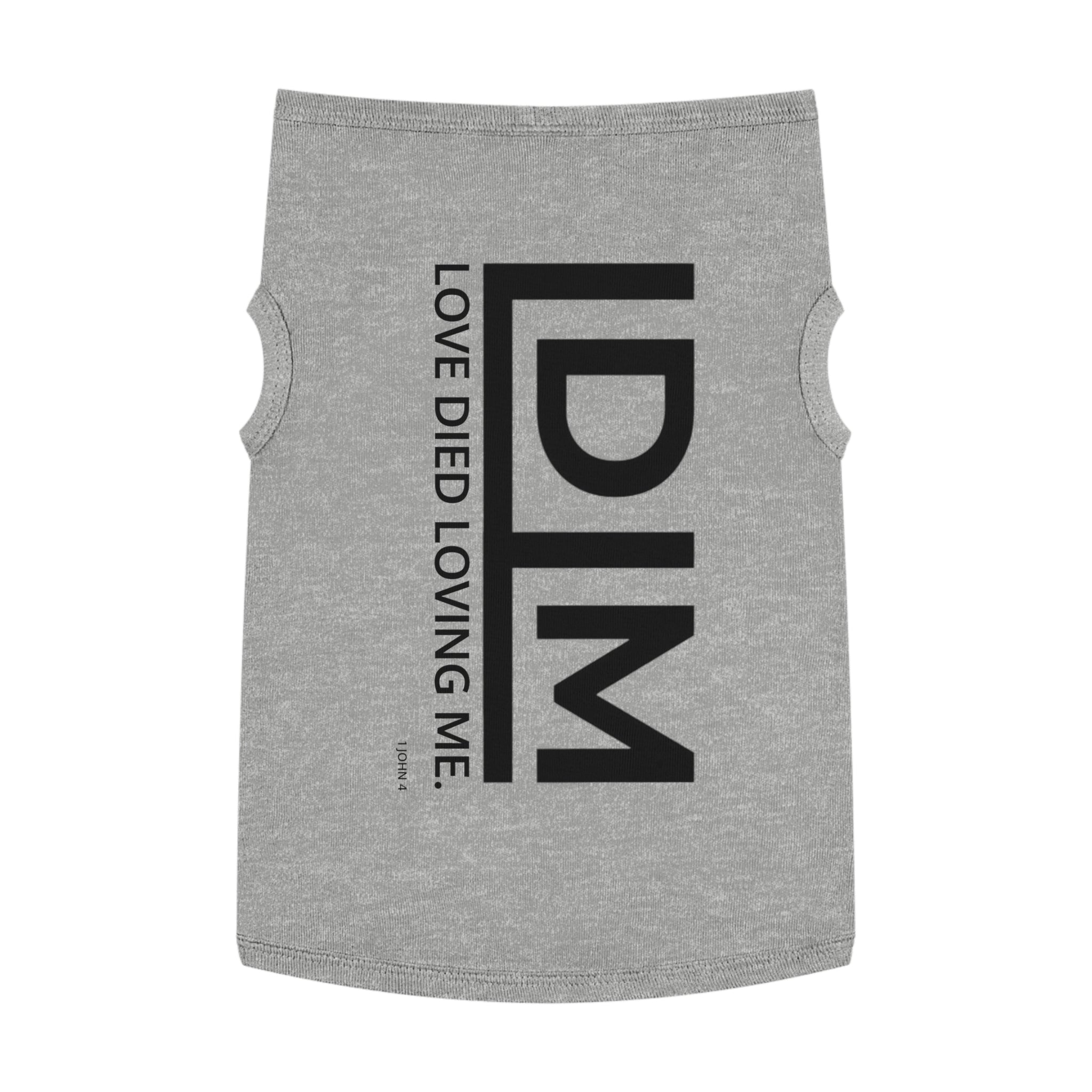 Love Died Loving Me - Pet Tank Top (Black Logo)