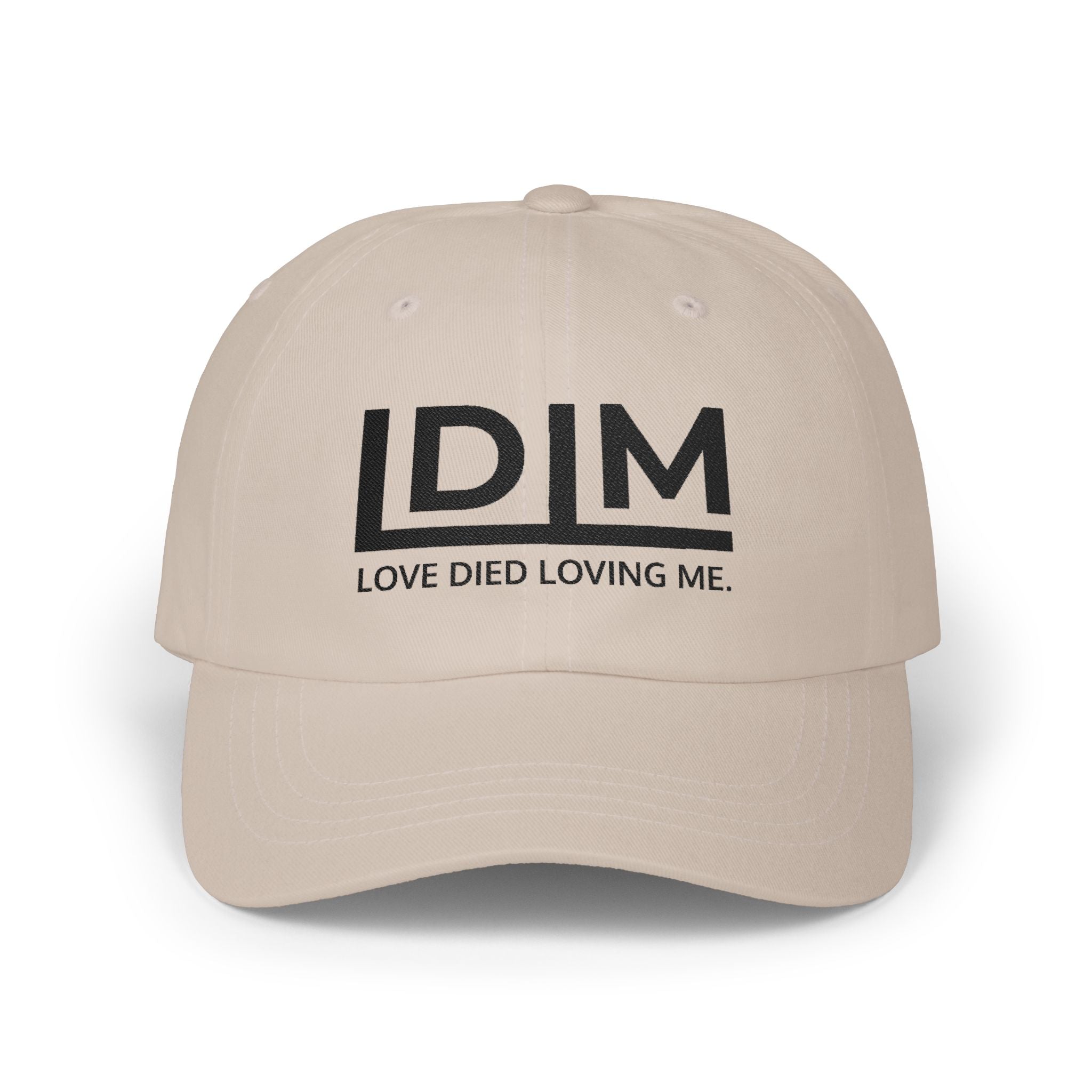 Love Died Loving Me - Baseball Cap (Black Logo)