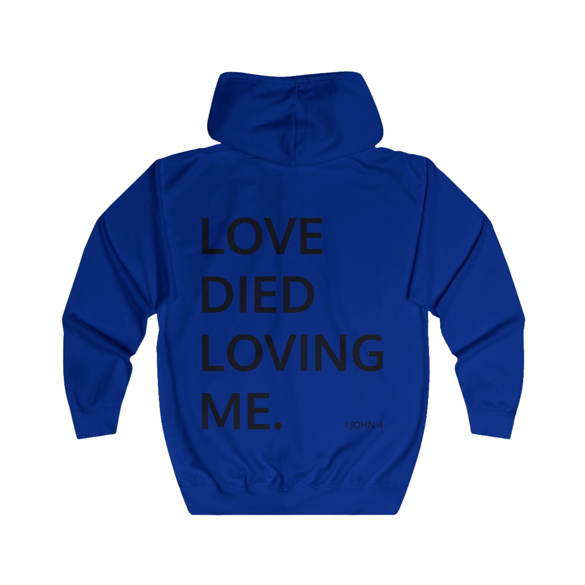 Love Died Loving Me - Unisex Zip Jacket (Black Logo)