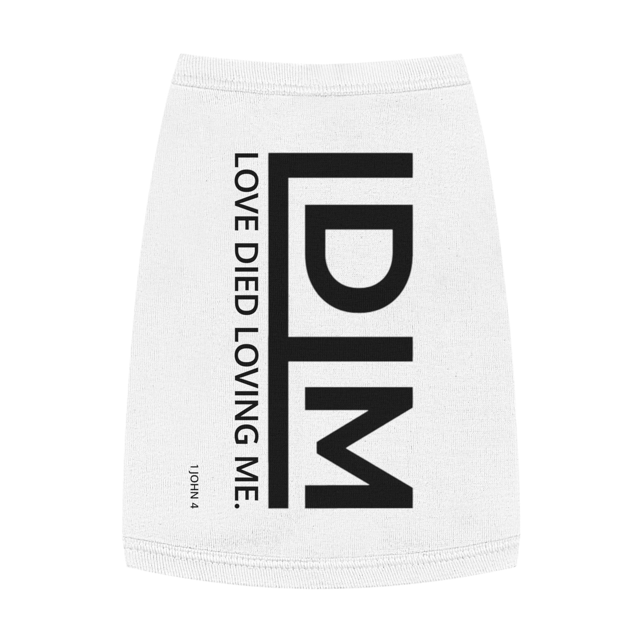 Love Died Loving Me - Pet Tank Top (Black Logo)
