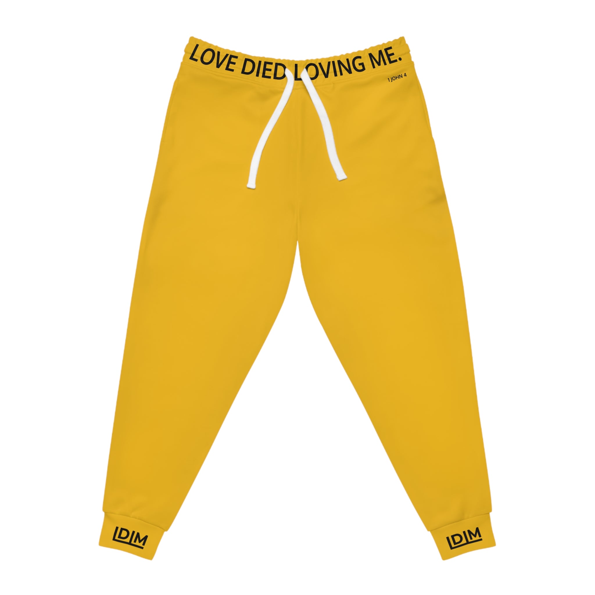 Love Died Loving Me - Unisex Joggers (Gold/Black)