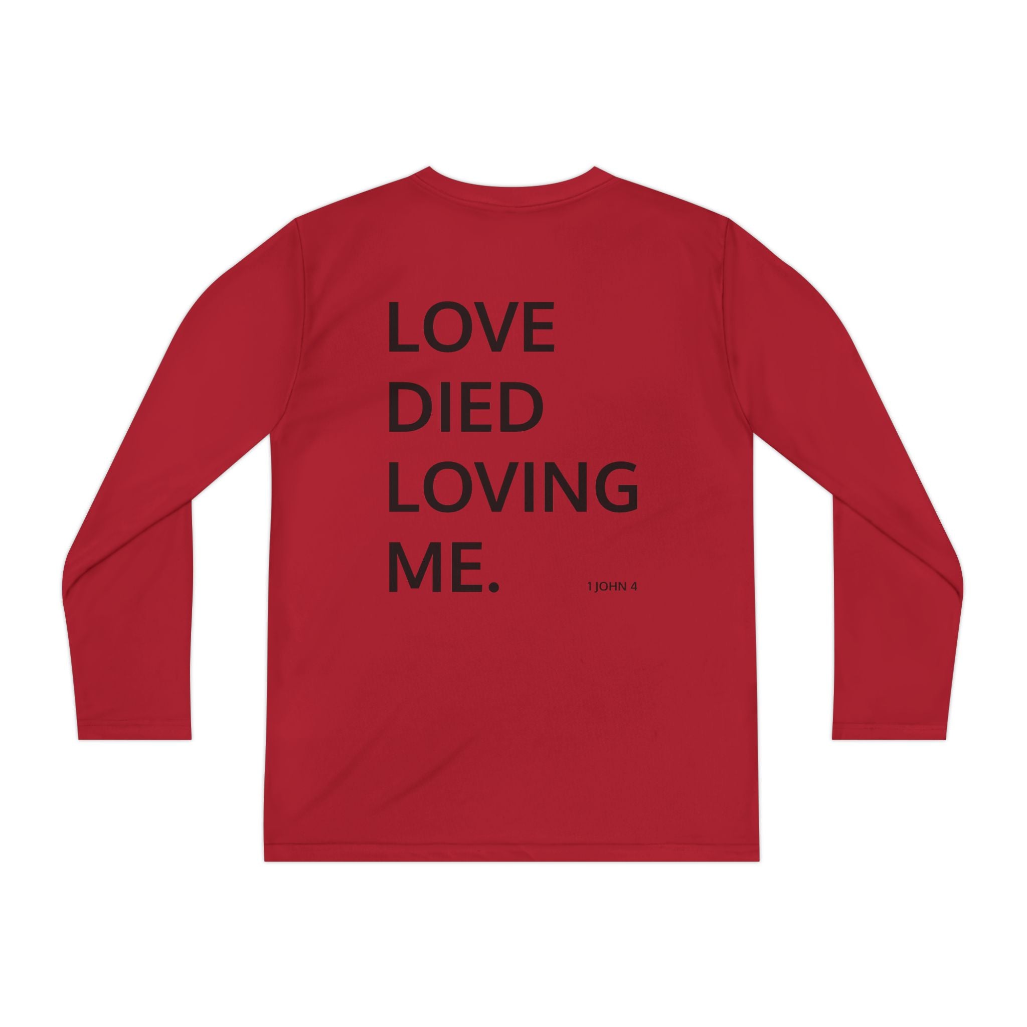 Love Died Loving Me - Youth Long Sleeve (Black Logo)