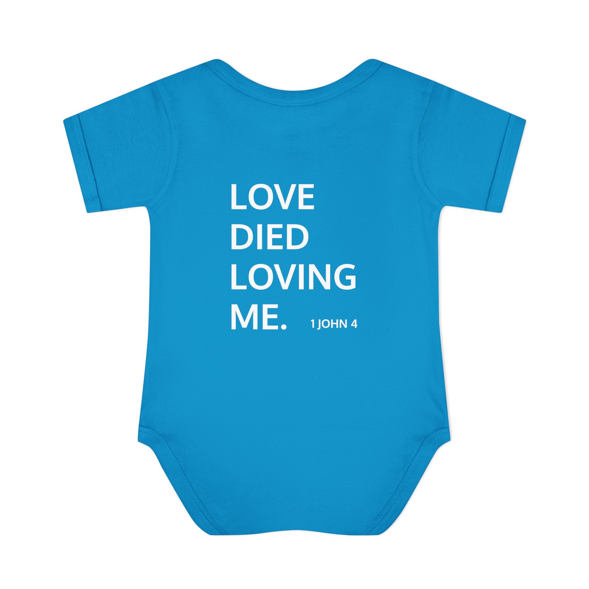 Love Died Loving Me - Infant Baby Bodysuit (White Logo)