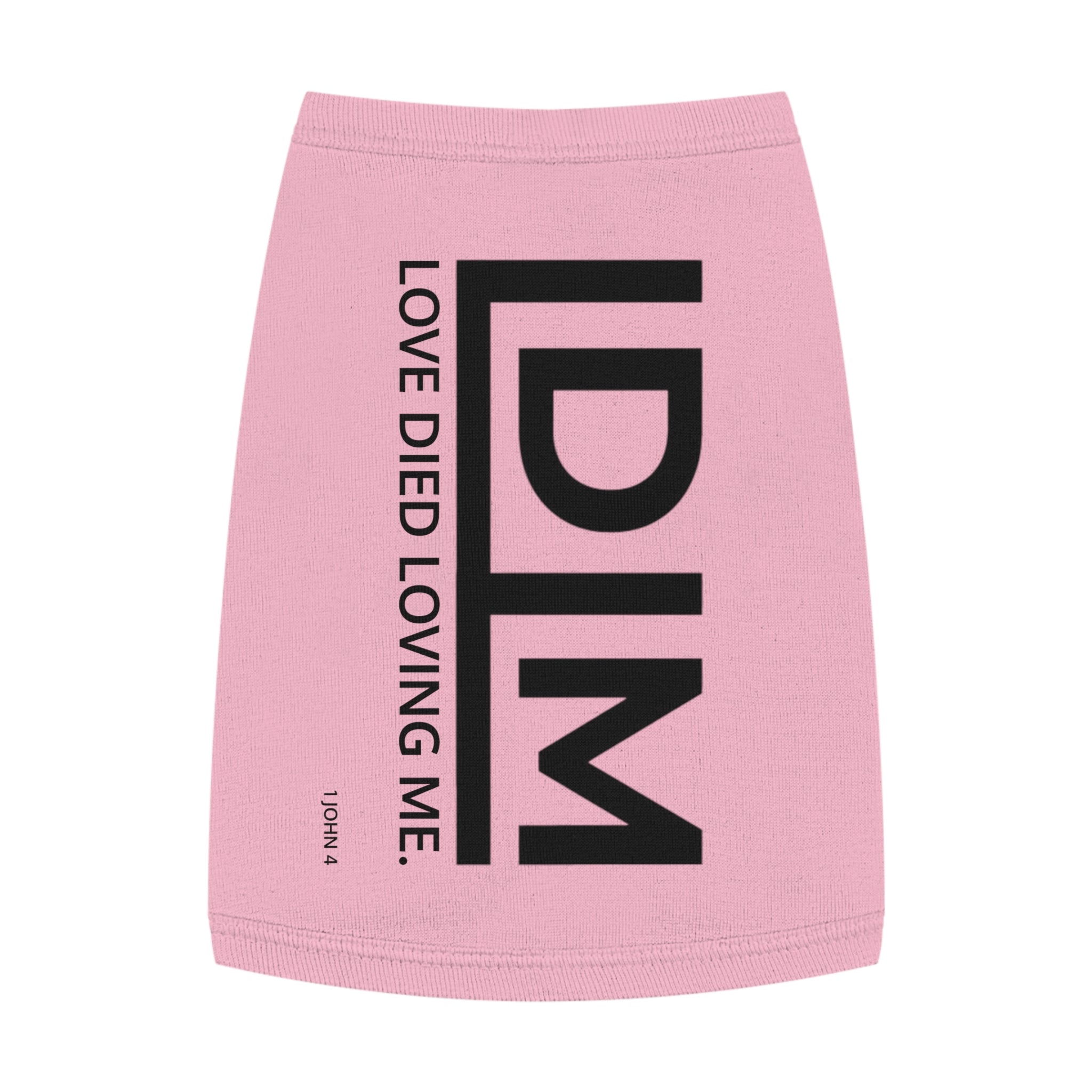 Love Died Loving Me - Pet Tank Top (Black Logo)