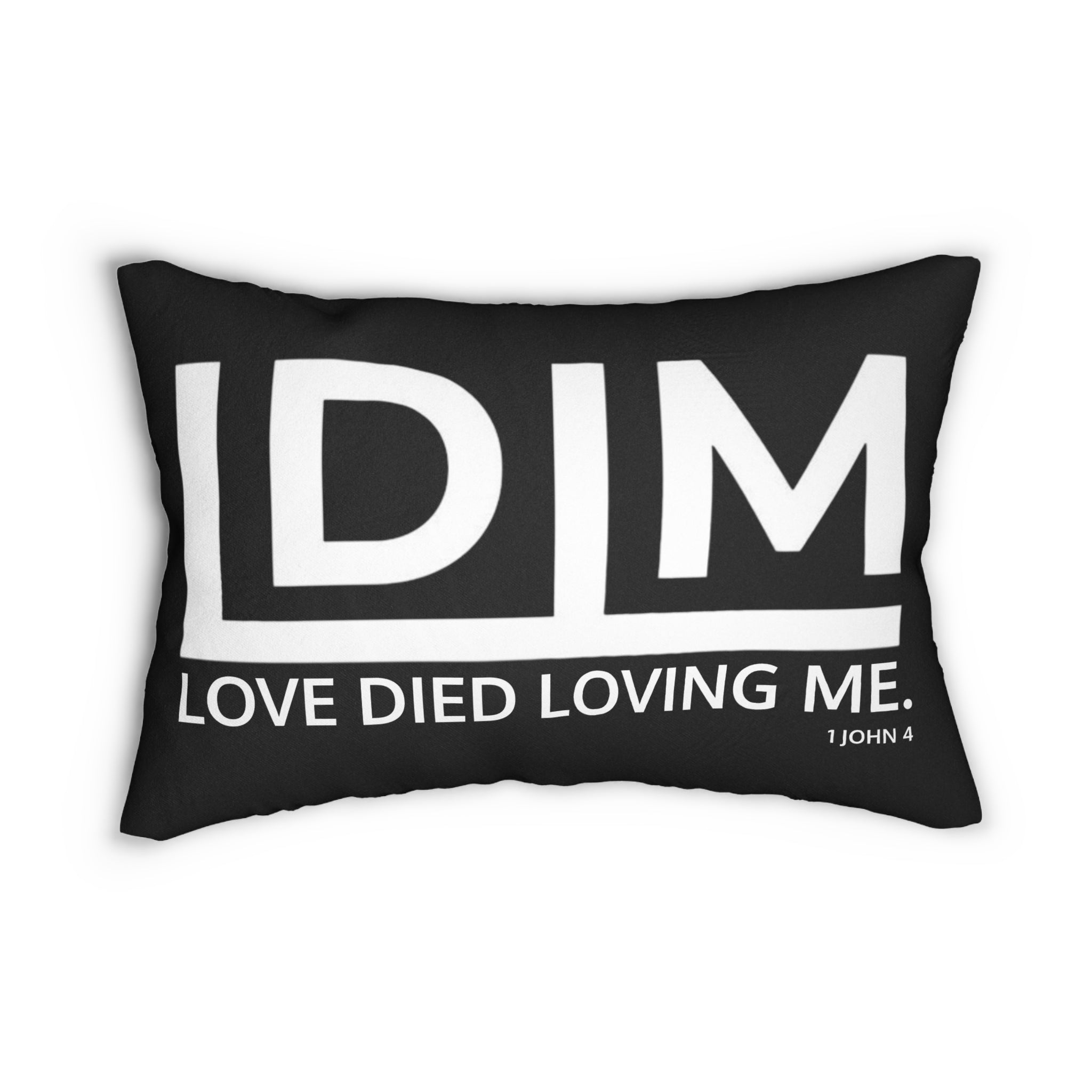 Love Died Loving Me - Pillow (Black)