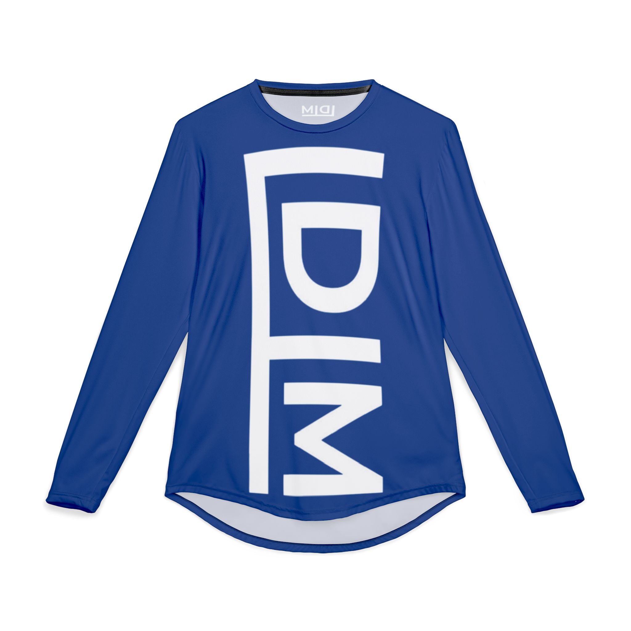 Love Died Loving Me - Men's UV Protection Long Sleeve Tee (Royal Blue/White)
