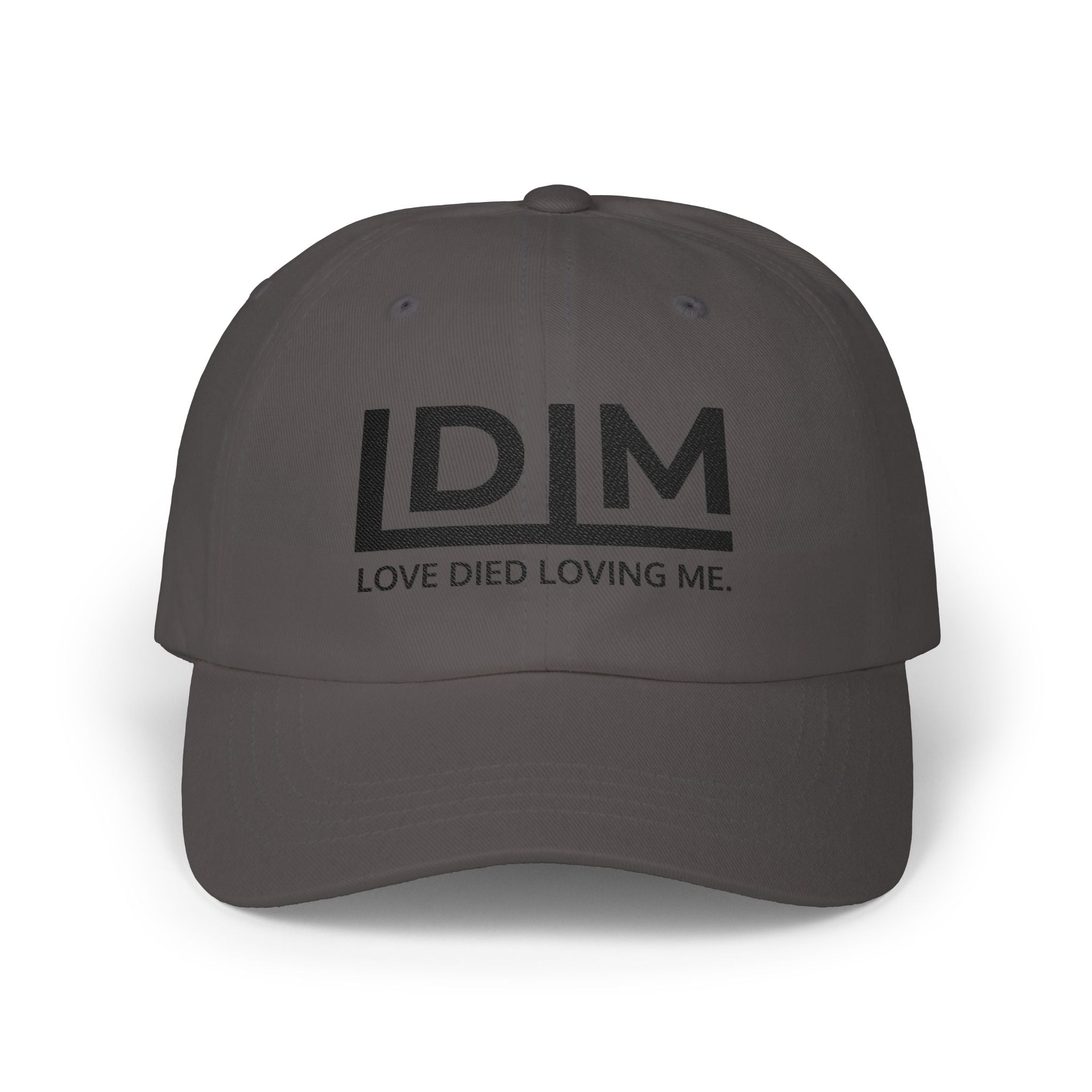 Love Died Loving Me - Baseball Cap (Black Logo)