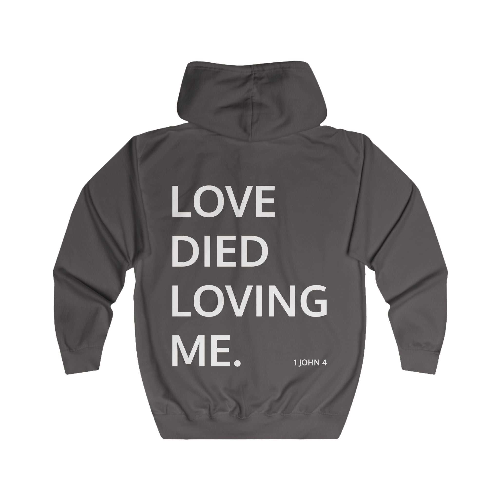 Love Died Loving Me - Unisex Zip Jacket (White Logo)