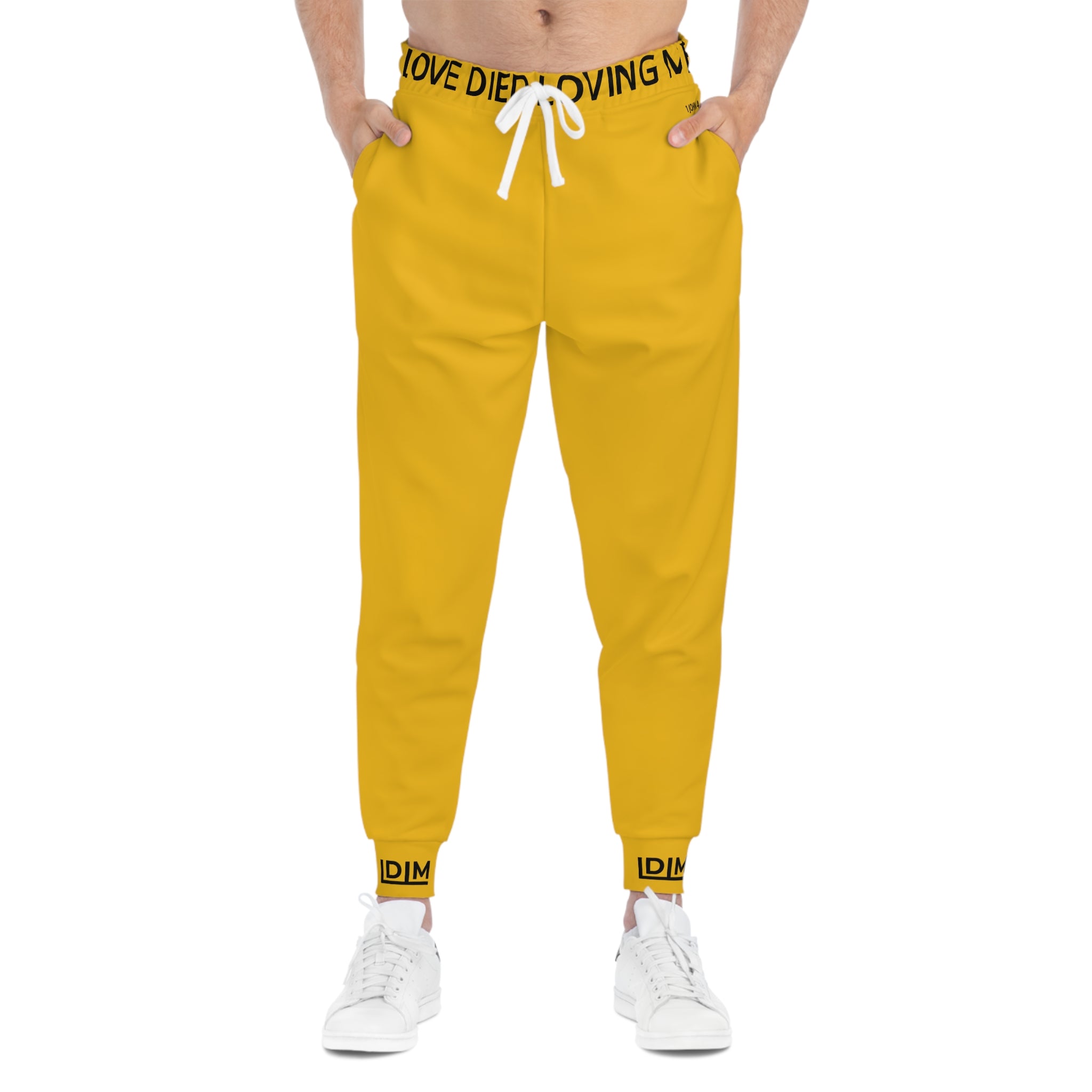 Love Died Loving Me - Unisex Joggers (Gold/Black)