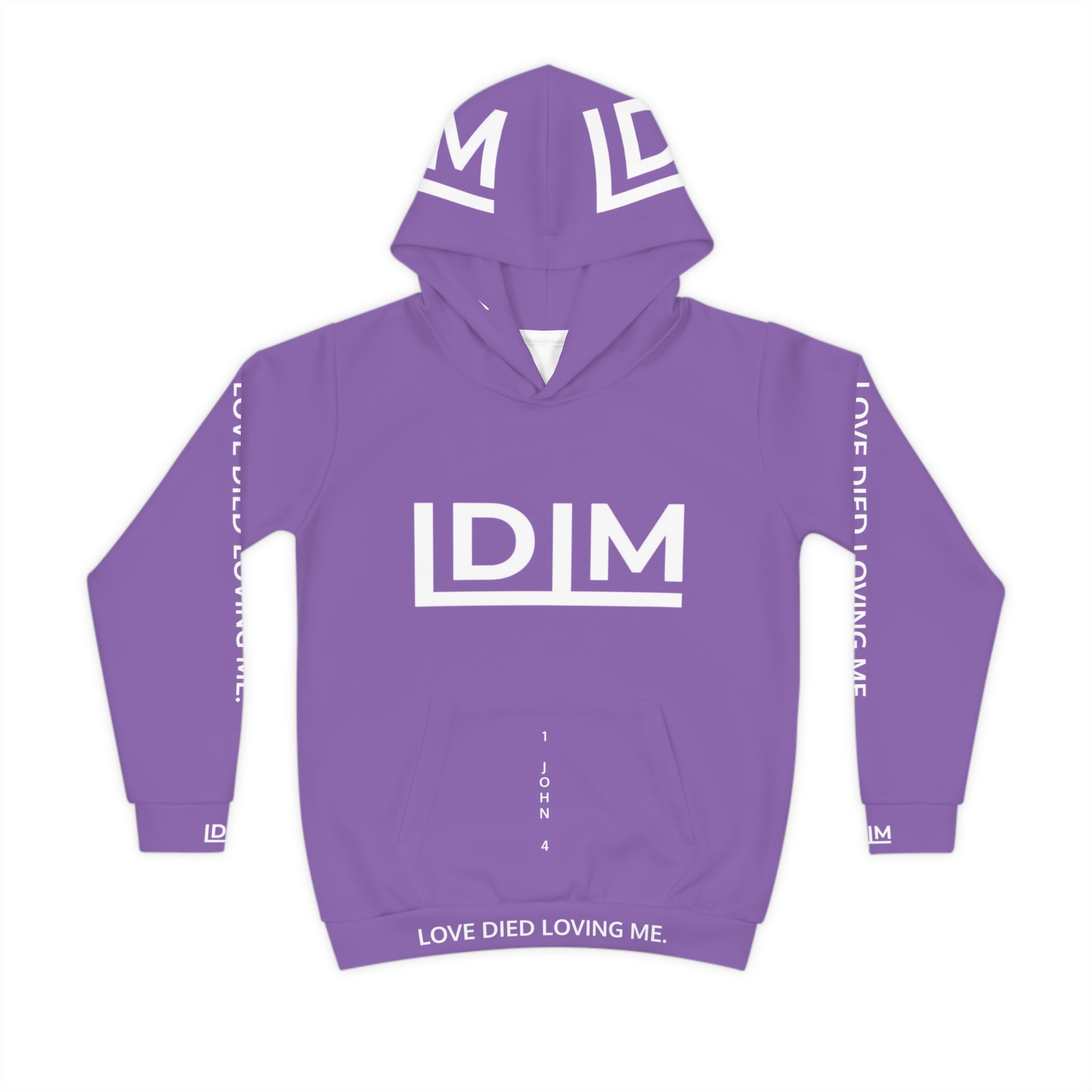 Love Died Loving Me - Girls Hoodie (Lavender)