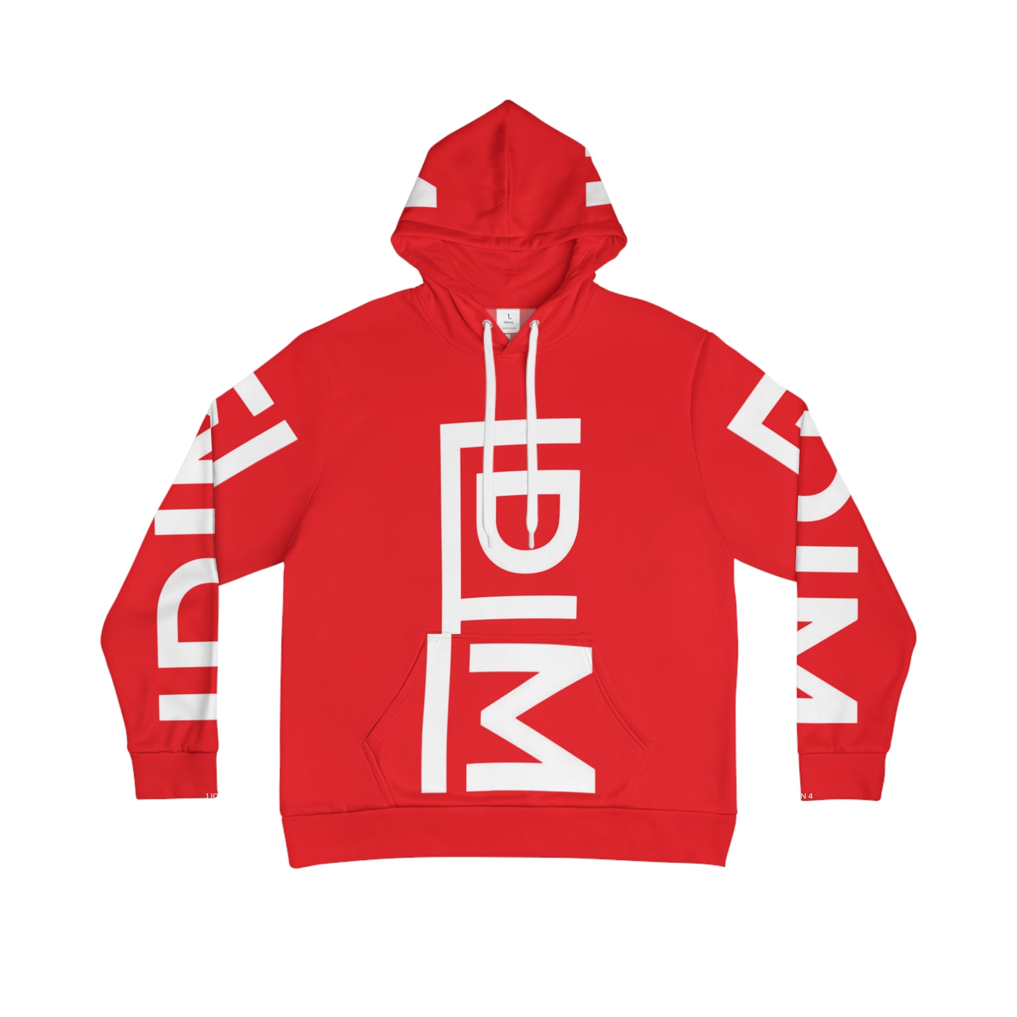 Love Died Loving Me - Unisex Logo Hoodie (Red/White)